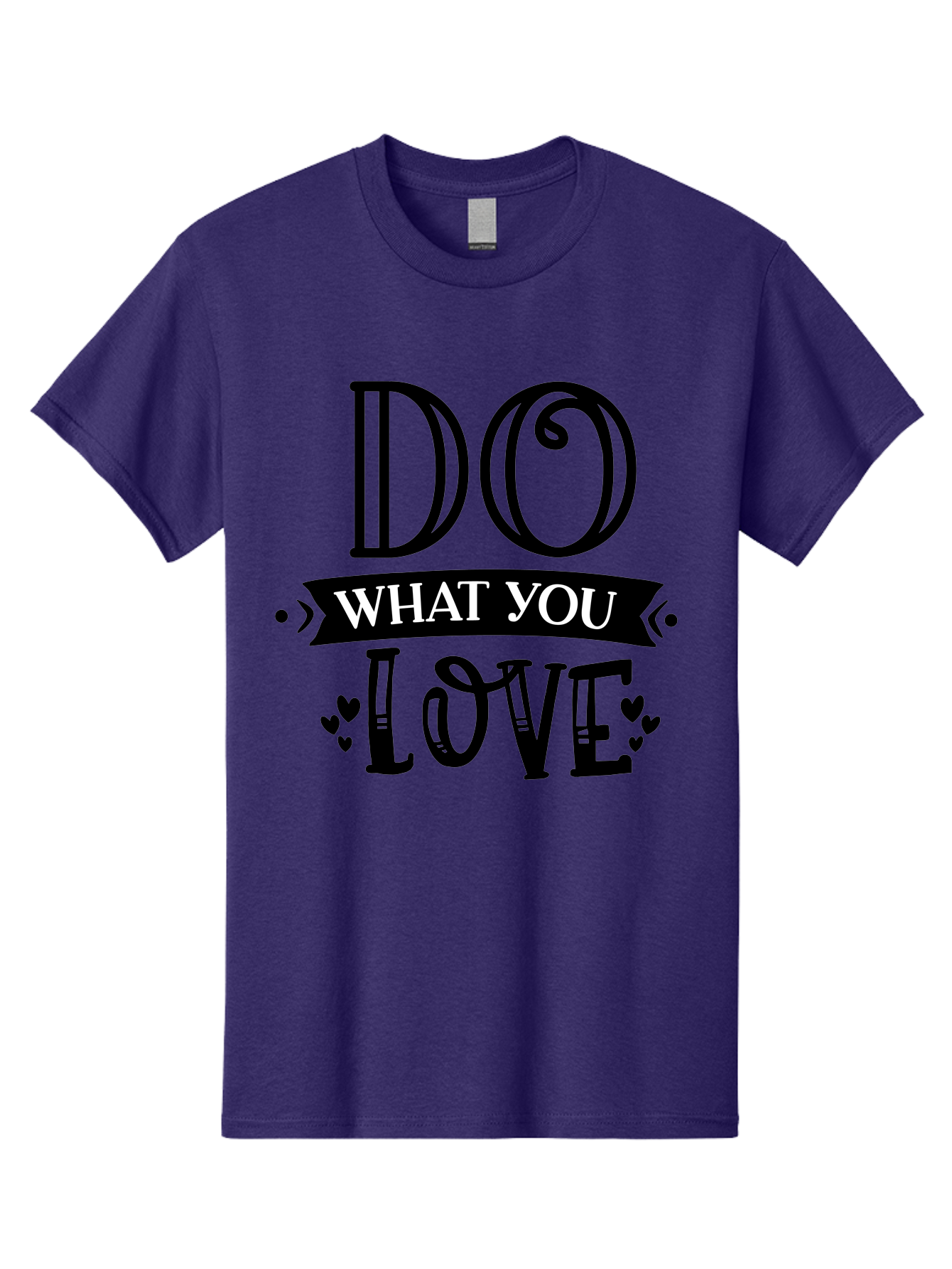 Do What You Love Men'S Graphic Tee, 100% Cotton, Comfortable Casual Summer Wear, Machine Washable, Inspirational Quote, Do What You Love, Motivational Phrase, Love Your Work, Positive Vibes, Happiness, Heartwarming Message, Encouragement Aae236 17
