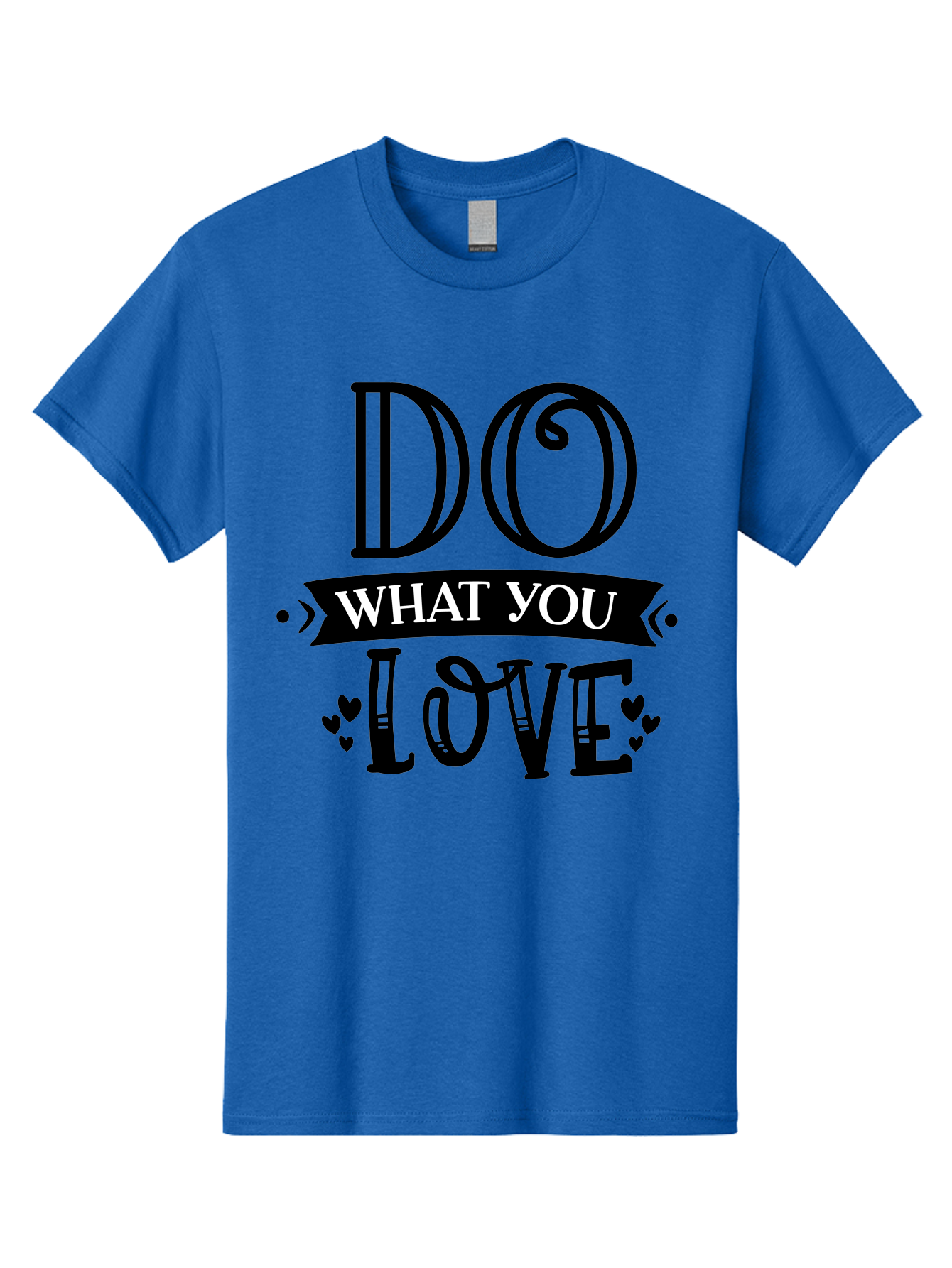 Do What You Love Men'S Graphic Tee, 100% Cotton, Comfortable Casual Summer Wear, Machine Washable, Inspirational Quote, Do What You Love, Motivational Phrase, Love Your Work, Positive Vibes, Happiness, Heartwarming Message, Encouragement Aae236 9