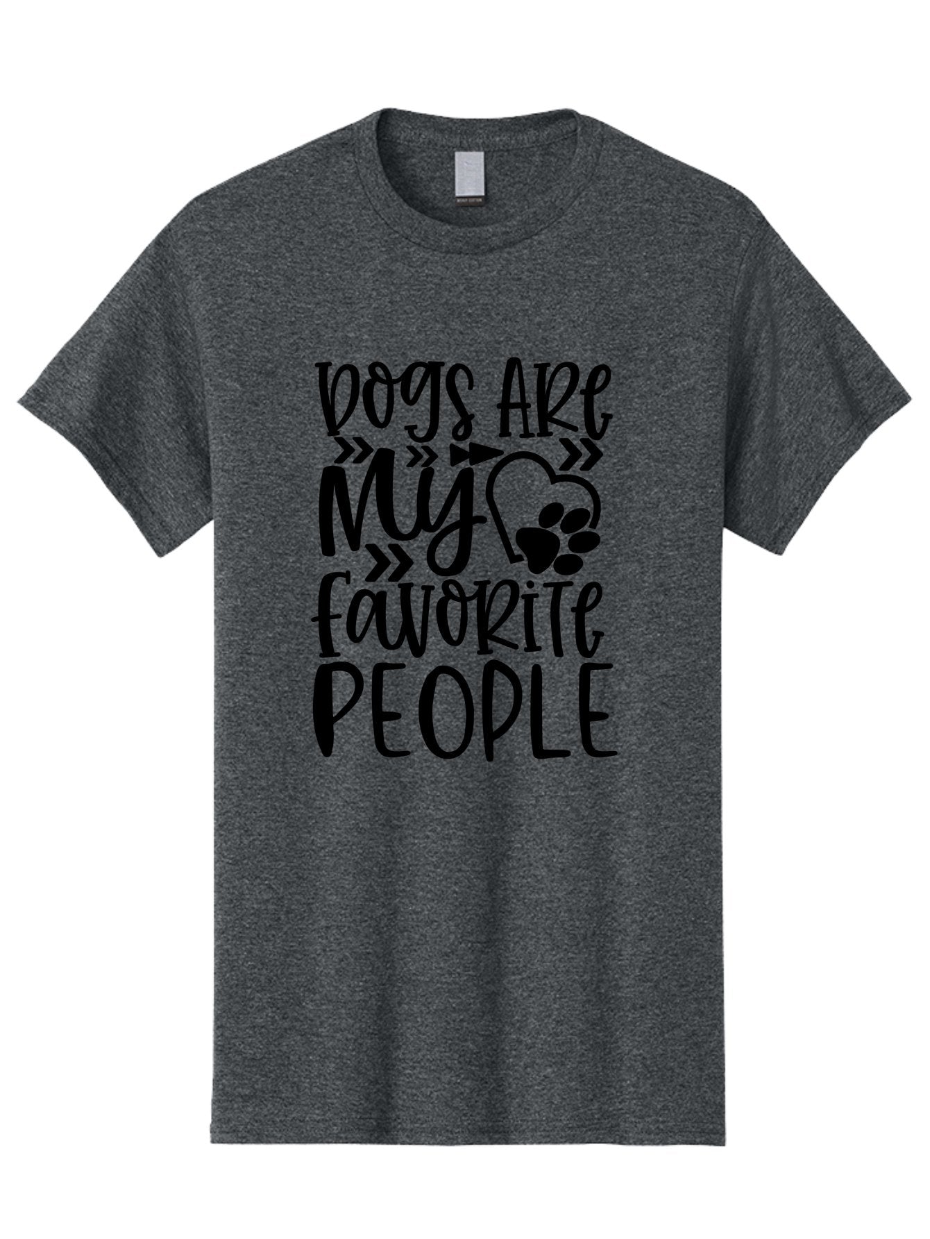 Dogs Are My Favorite People Men'S Graphic Tee, 100% Cotton, Comfortable Casual Summer Wear, Machine Washable, Funny Dog Quotes, Dog Lovers, Dog Owners, Paw Print, Dog Hearts, Dog Quotes Aae237 9