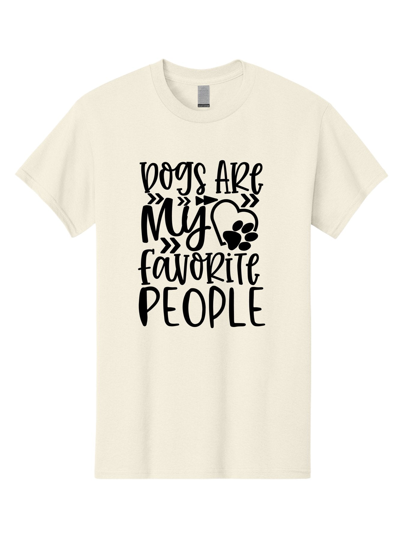 Dogs Are My Favorite People Men'S Graphic Tee, 100% Cotton, Comfortable Casual Summer Wear, Machine Washable, Funny Dog Quotes, Dog Lovers, Dog Owners, Paw Print, Dog Hearts, Dog Quotes Aae237 6