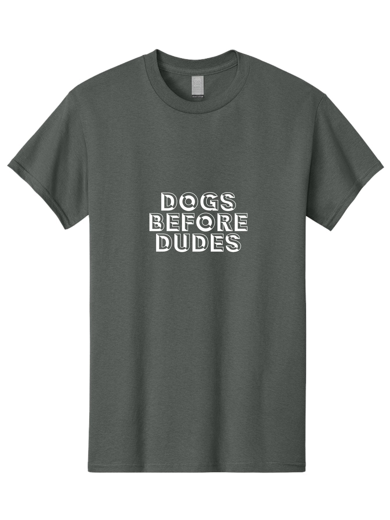 Dogs Before Dudes-01(1) Men'S Graphic Tee, 100% Cotton, Comfortable Casual Summer Wear, Machine Washable, Funny Dog Quotes, Dog Lovers, Dog Humor, Pet Priorities, Dog Owners, Canine Love Aae238 9