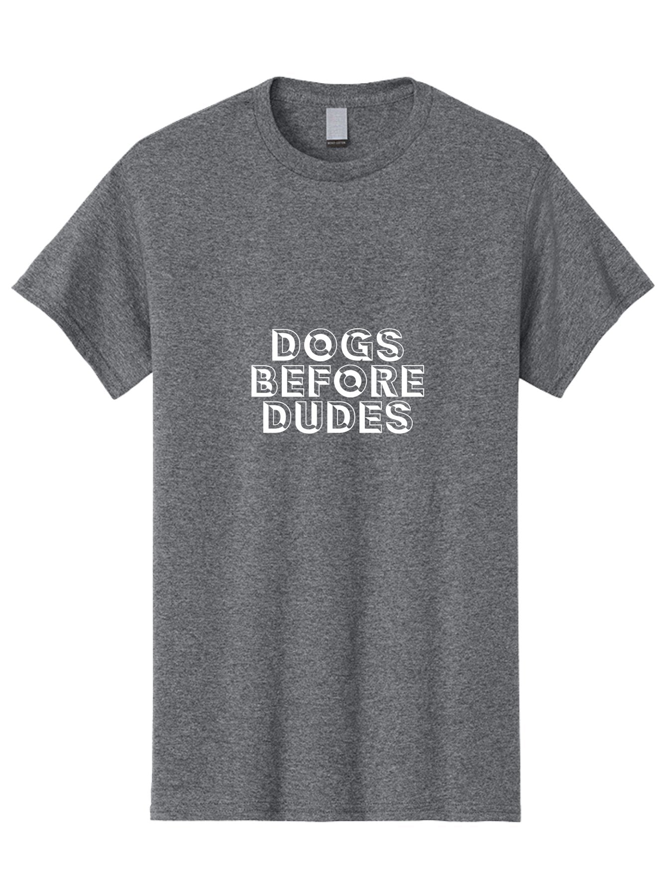 Dogs Before Dudes-01(1) Men'S Graphic Tee, 100% Cotton, Comfortable Casual Summer Wear, Machine Washable, Funny Dog Quotes, Dog Lovers, Dog Humor, Pet Priorities, Dog Owners, Canine Love Aae238 5