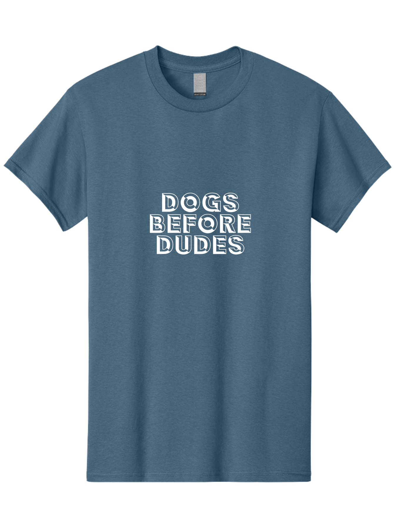 Dogs Before Dudes-01(1) Men'S Graphic Tee, 100% Cotton, Comfortable Casual Summer Wear, Machine Washable, Funny Dog Quotes, Dog Lovers, Dog Humor, Pet Priorities, Dog Owners, Canine Love Aae238 3