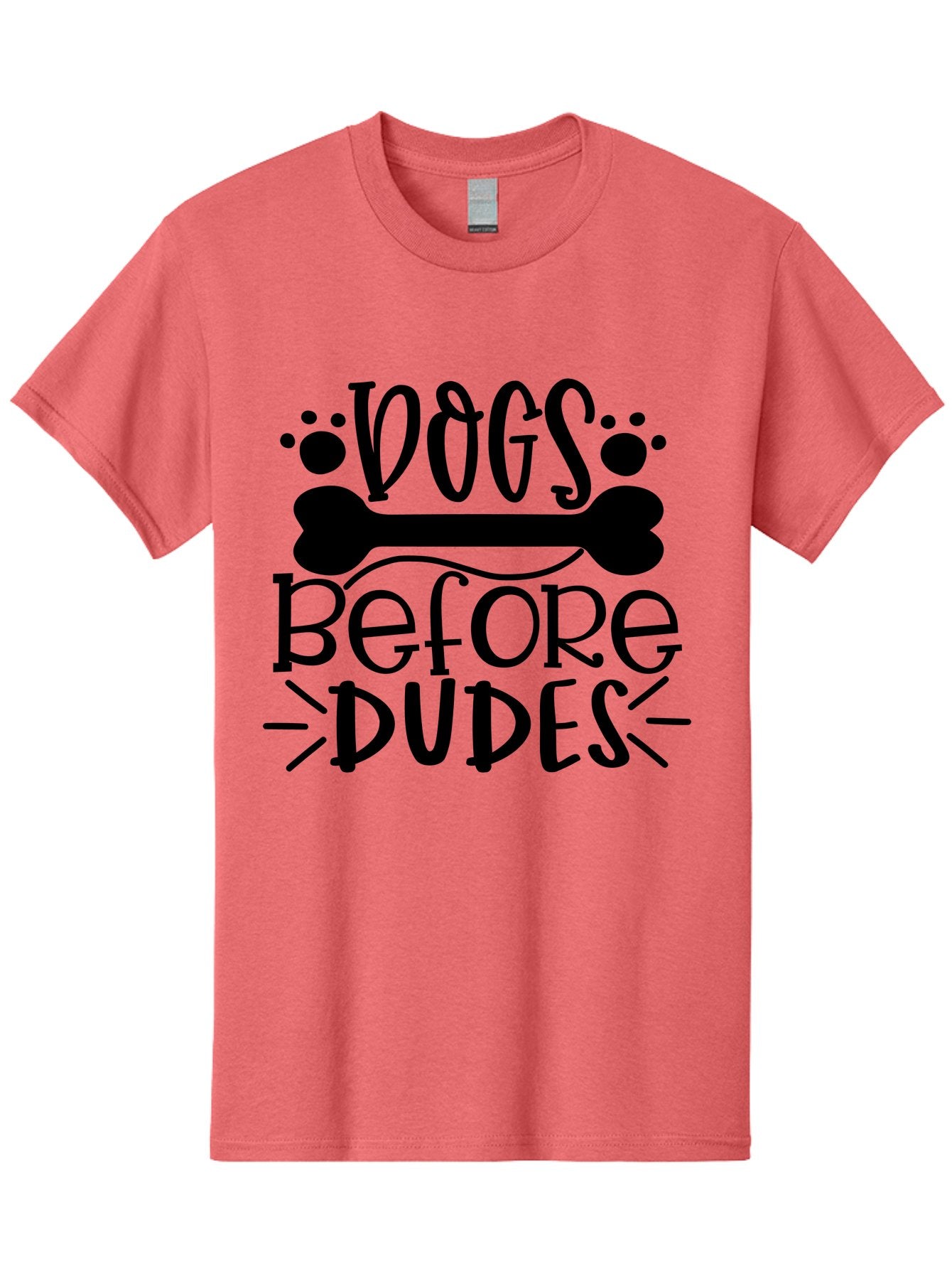 Dogs Before Dudes-01 Men'S Graphic Tee, 100% Cotton, Comfortable Casual Summer Wear, Machine Washable, Funny Dog Quotes, Dog Lovers Gift, Dog Mom Quotes, Dog Lover Sayings, Dog Quotes, Dog Quotes For Women, Dog Quotes For Men Aae239