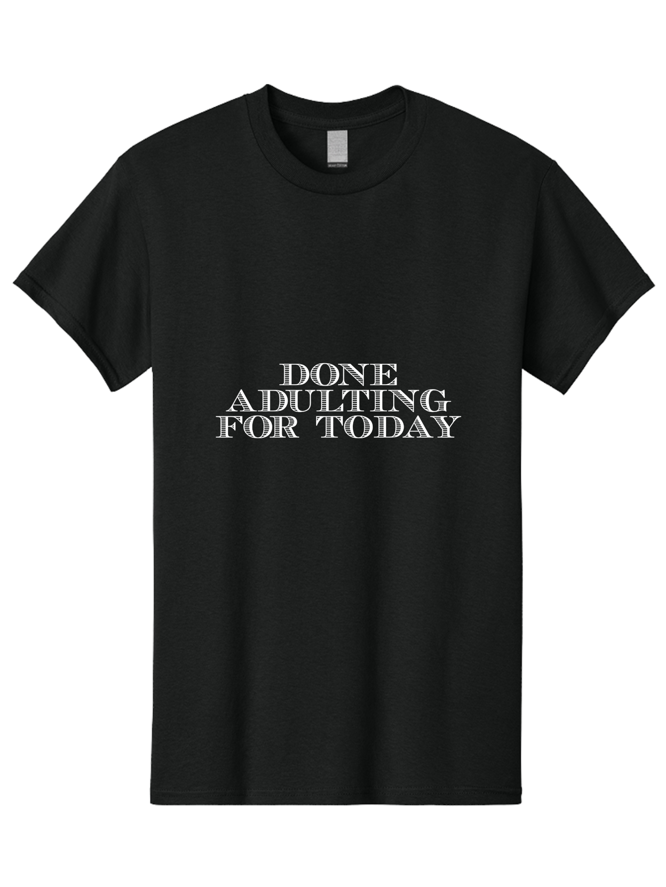 Done Adulting Men'S Graphic Tee, 100% Cotton, Comfortable Casual Summer Wear, Machine Washable, Funny Quote, Adulting Humor, Relatable Meme, Humorous Saying, Done For Today, Witty Remark, Sarcastic Phrase Aae241 21