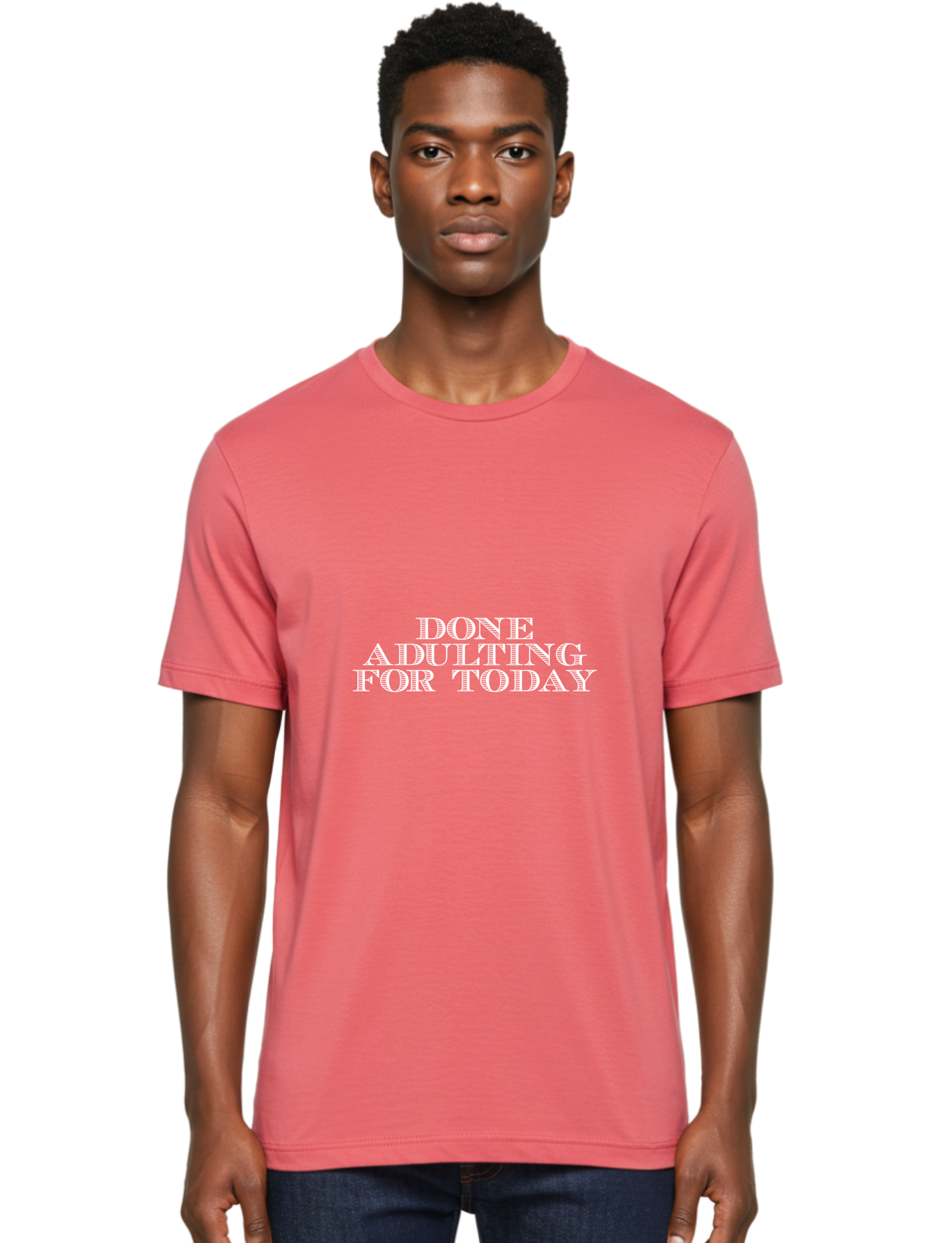 Done Adulting Men'S Graphic Tee, 100% Cotton, Comfortable Casual Summer Wear, Machine Washable, Funny Quote, Adulting Humor, Relatable Meme, Humorous Saying, Done For Today, Witty Remark, Sarcastic Phrase Aae241 20