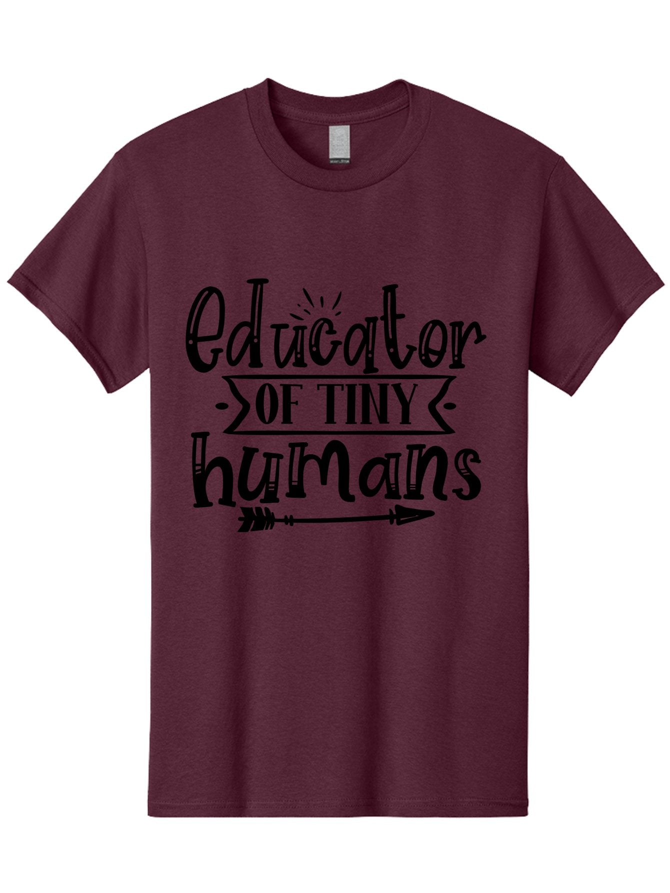 Educator Of Tiny Humans Men'S Graphic Tee, 100% Cotton, Comfortable Casual Summer Wear, Machine Washable, Teacher Quotes, Educators, Tiny Humans, Inspirational Quotes, Teaching Quotes, Motivational Quotes, Classroom Decor, Arrow Graphics, Aae253 6