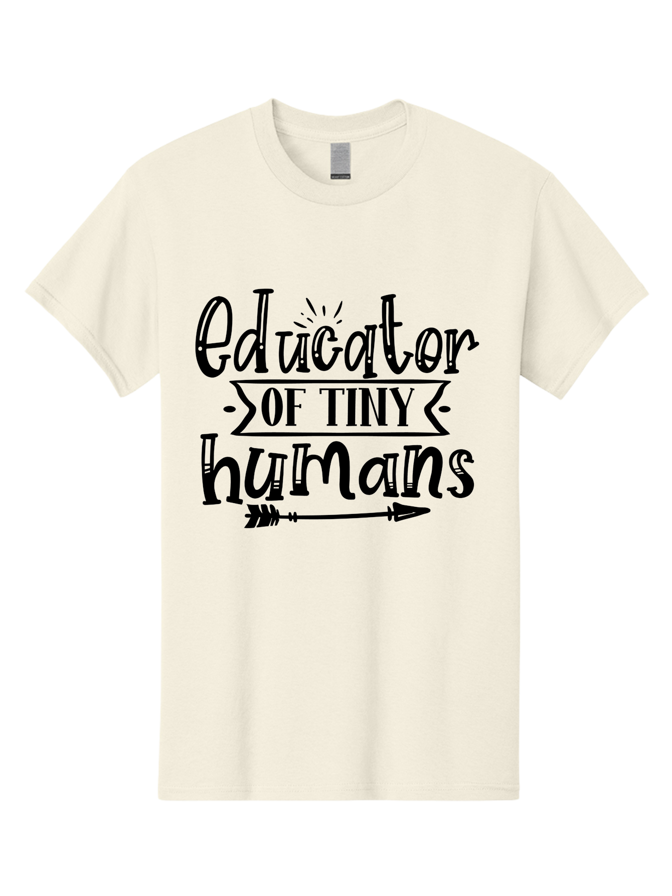 Educator Of Tiny Humans Men'S Graphic Tee, 100% Cotton, Comfortable Casual Summer Wear, Machine Washable, Teacher Quotes, Educators, Tiny Humans, Inspirational Quotes, Teaching Quotes, Motivational Quotes, Classroom Decor, Arrow Graphics, Aae253 29