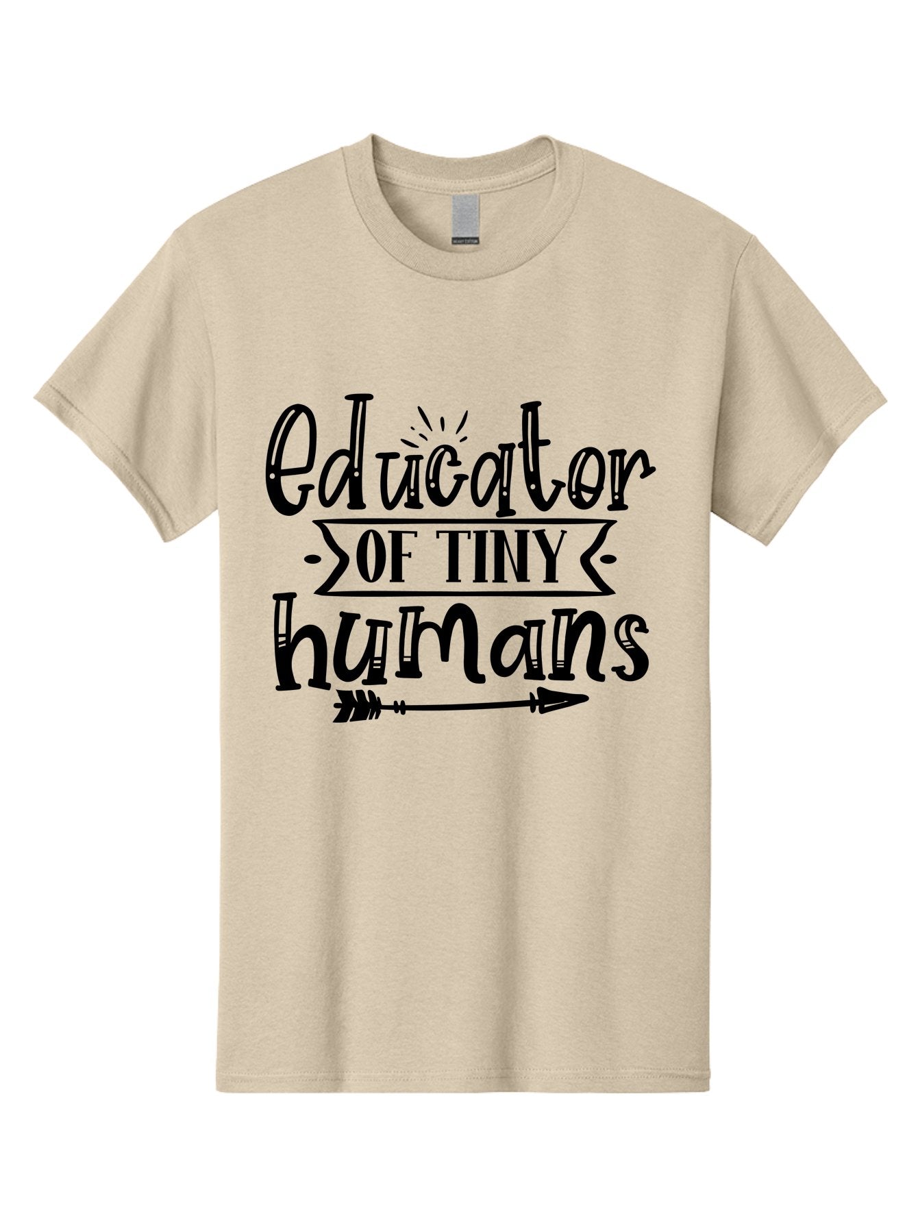 Educator Of Tiny Humans Men'S Graphic Tee, 100% Cotton, Comfortable Casual Summer Wear, Machine Washable, Teacher Quotes, Educators, Tiny Humans, Inspirational Quotes, Teaching Quotes, Motivational Quotes, Classroom Decor, Arrow Graphics, Aae253 4