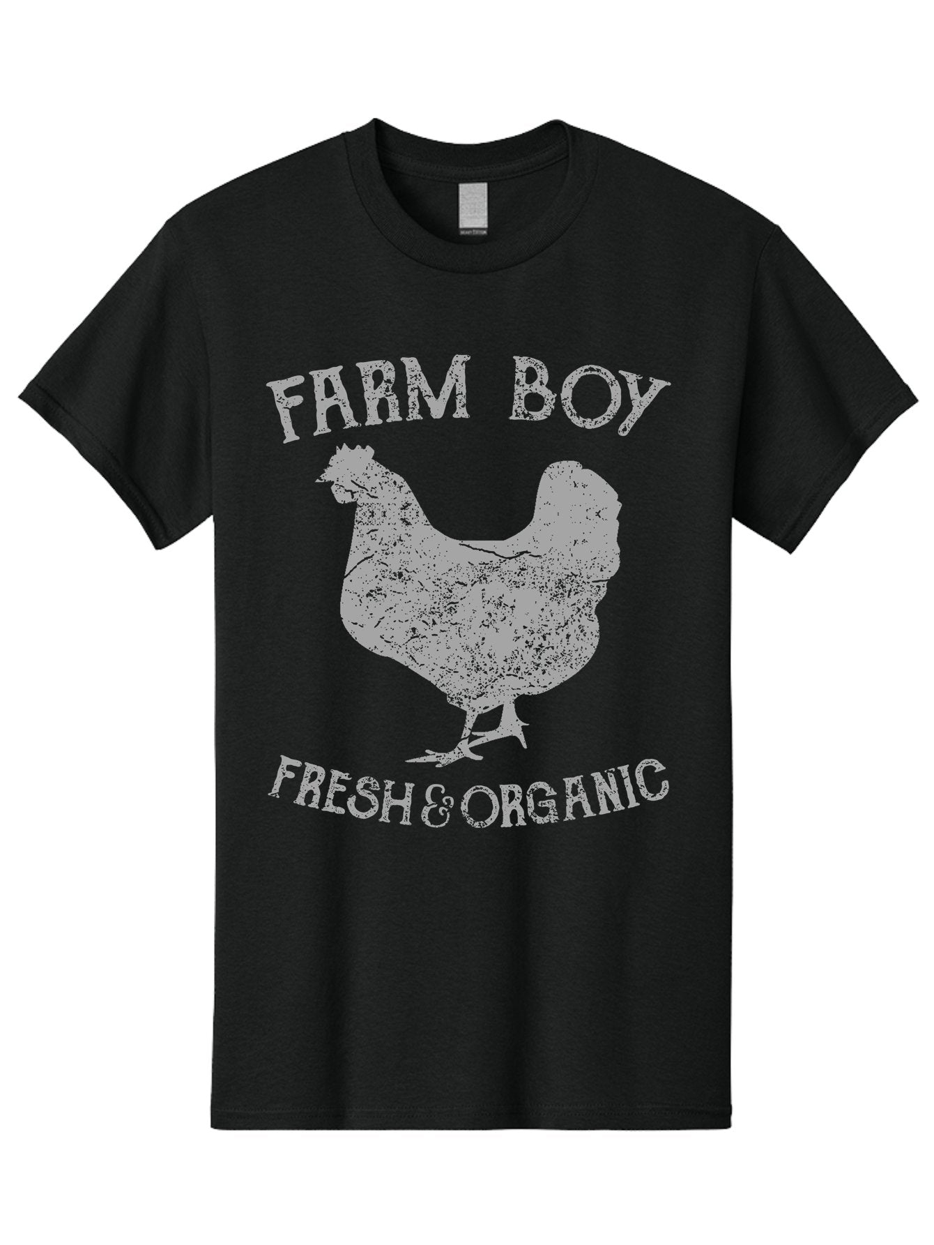 Farm Boy 2 -Men Men'S Graphic Tee, 100% Cotton, Comfortable Casual Summer Wear, Machine Washable, Farm Fresh Eggs, Organic Chicken, Farm Boy, Farm Fresh Produce, Free Range Chicken, Organic Farming, Farm To Table Aae277 4