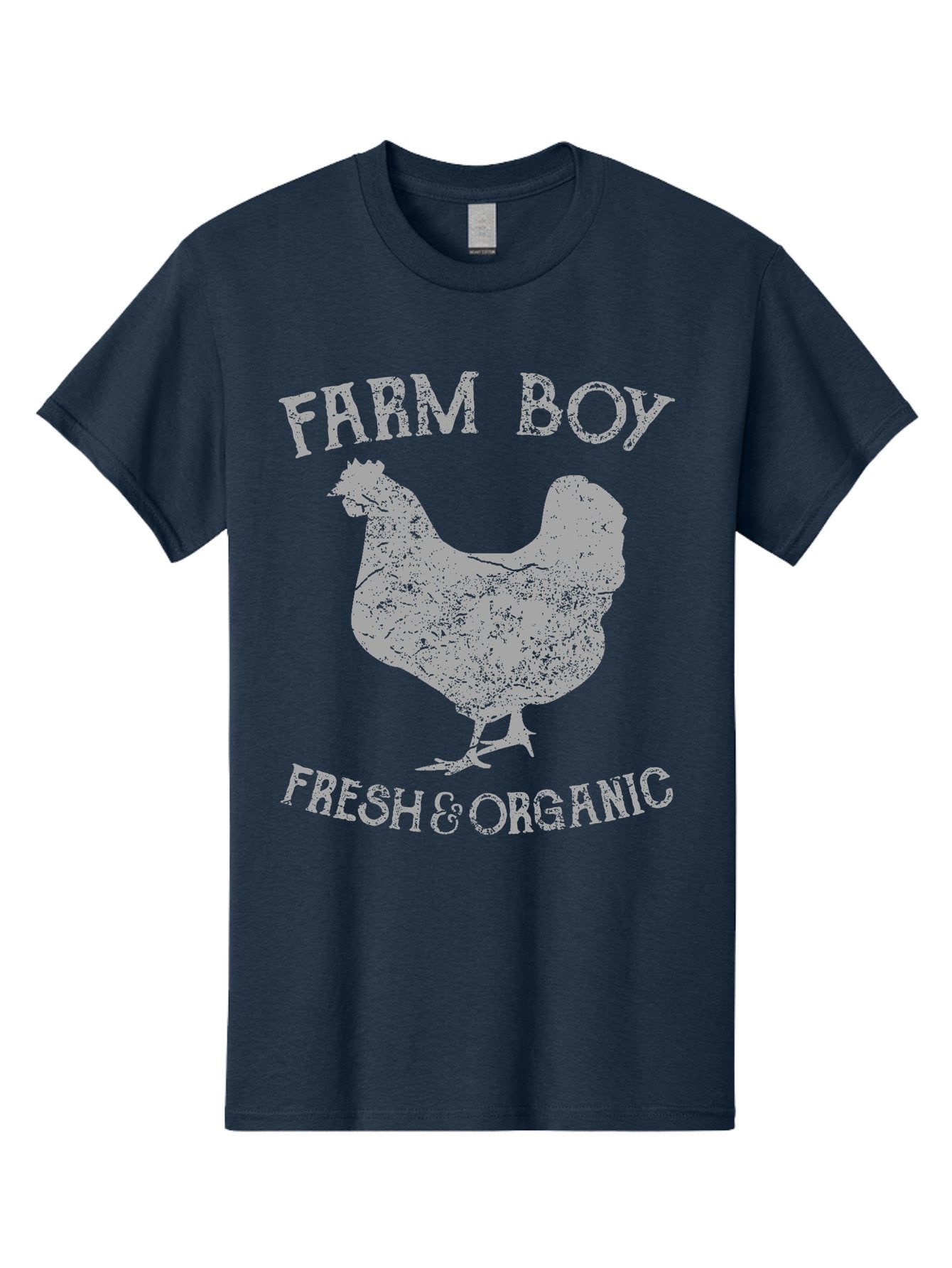 Farm Boy 2 -Men Men'S Graphic Tee, 100% Cotton, Comfortable Casual Summer Wear, Machine Washable, Farm Fresh Eggs, Organic Chicken, Farm Boy, Farm Fresh Produce, Free Range Chicken, Organic Farming, Farm To Table Aae277 8