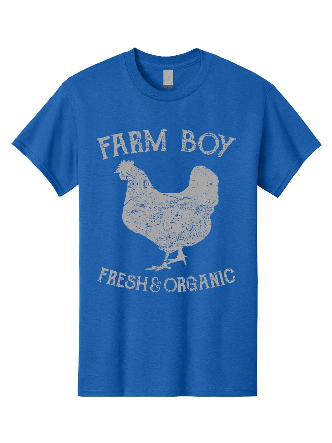 Farm Boy 2 -Men Men'S Graphic Tee, 100% Cotton, Comfortable Casual Summer Wear, Machine Washable, Farm Fresh Eggs, Organic Chicken, Farm Boy, Farm Fresh Produce, Free Range Chicken, Organic Farming, Farm To Table Aae277 13