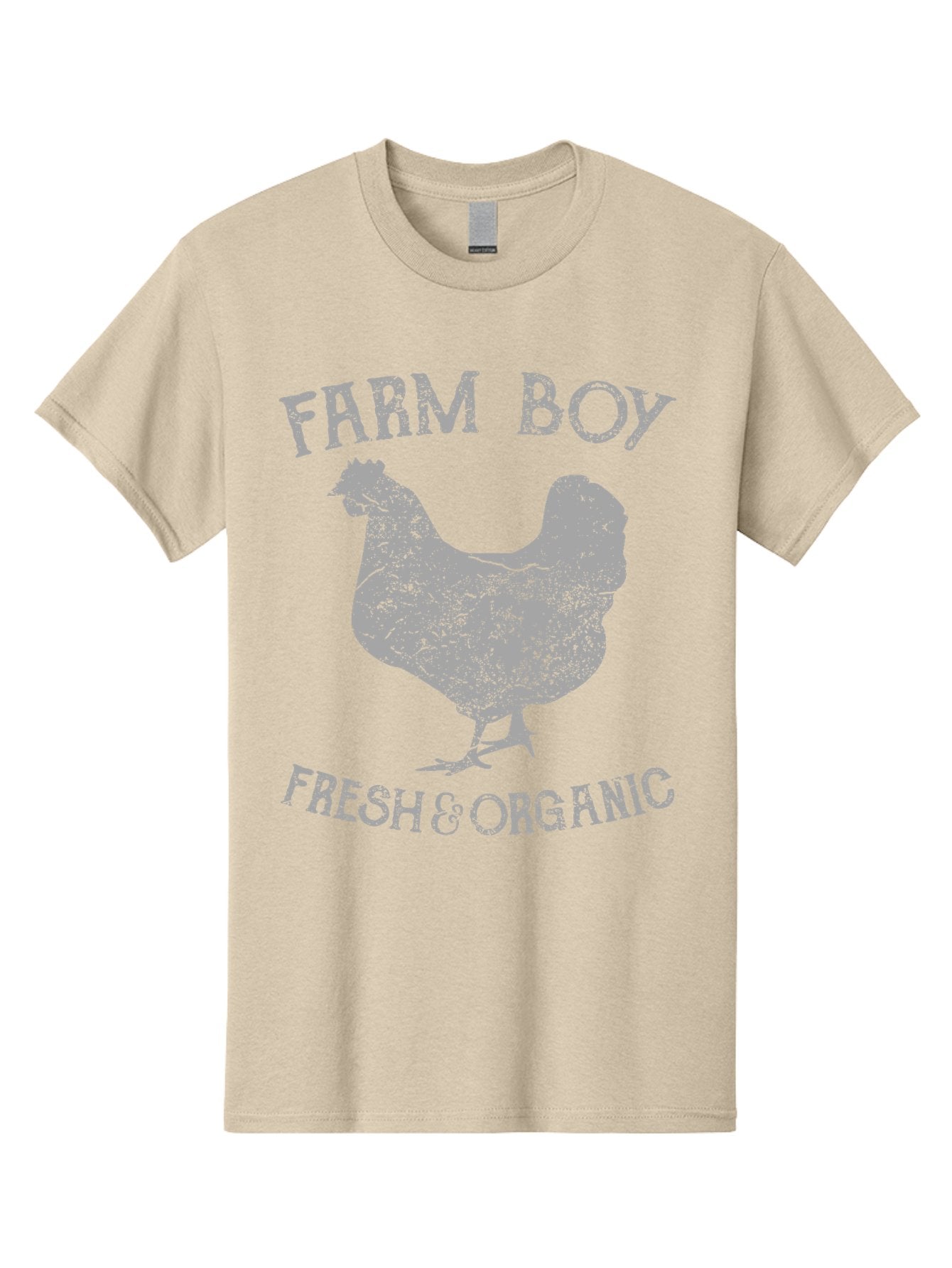 Farm Boy 2 -Men Men'S Graphic Tee, 100% Cotton, Comfortable Casual Summer Wear, Machine Washable, Farm Fresh Eggs, Organic Chicken, Farm Boy, Farm Fresh Produce, Free Range Chicken, Organic Farming, Farm To Table Aae277 5