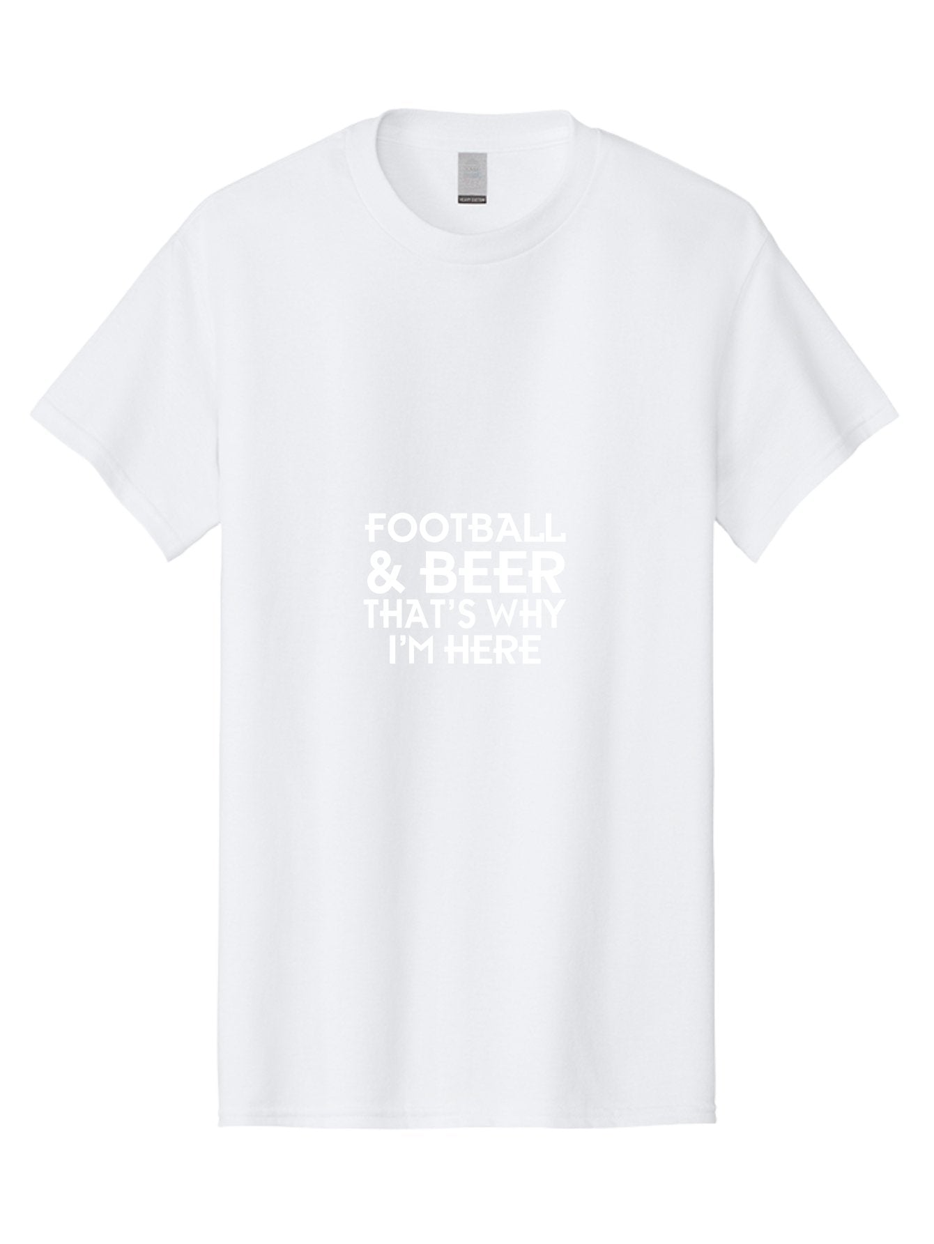 Football & Beer Men'S Graphic Tee, 100% Cotton, Comfortable Casual Summer Wear, Machine Washable, Football And Beer, Sports Fan, Beer Enthusiast, Game Day, Football Season, Beer Lover, Sports Culture, Tailgating Party Aae289 13