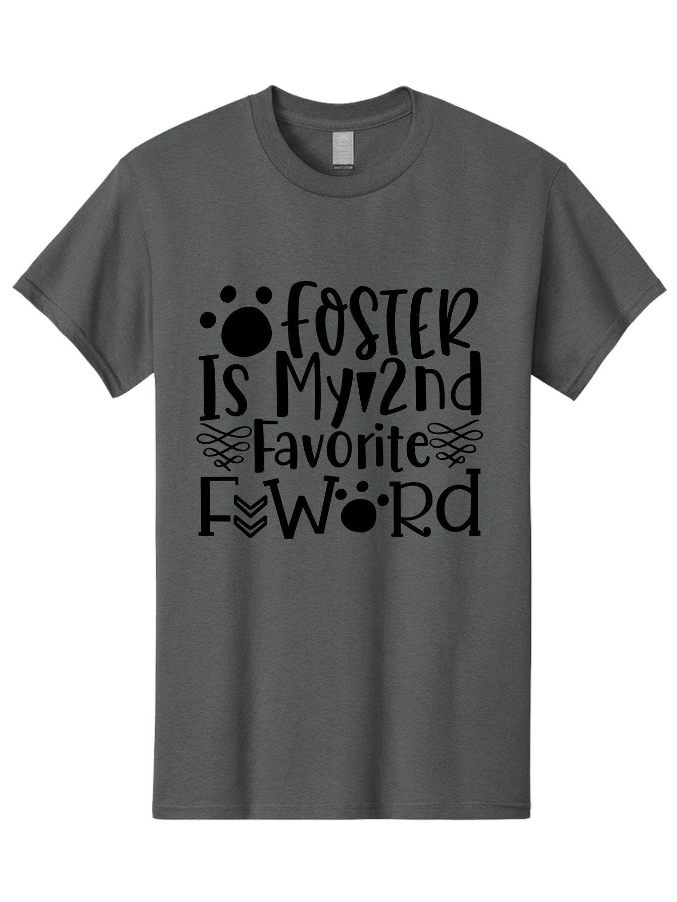 Foster Is My 2Nd Favorite F Word Men'S Graphic Tee, 100% Cotton, Comfortable Casual Summer Wear, Machine Washable, Foster Care, Animal Shelter, Pet Adoption, Dog Lovers, Cat Lovers, Charity Support, Inspirational Quote, Motivational Phrase, Aae296 14