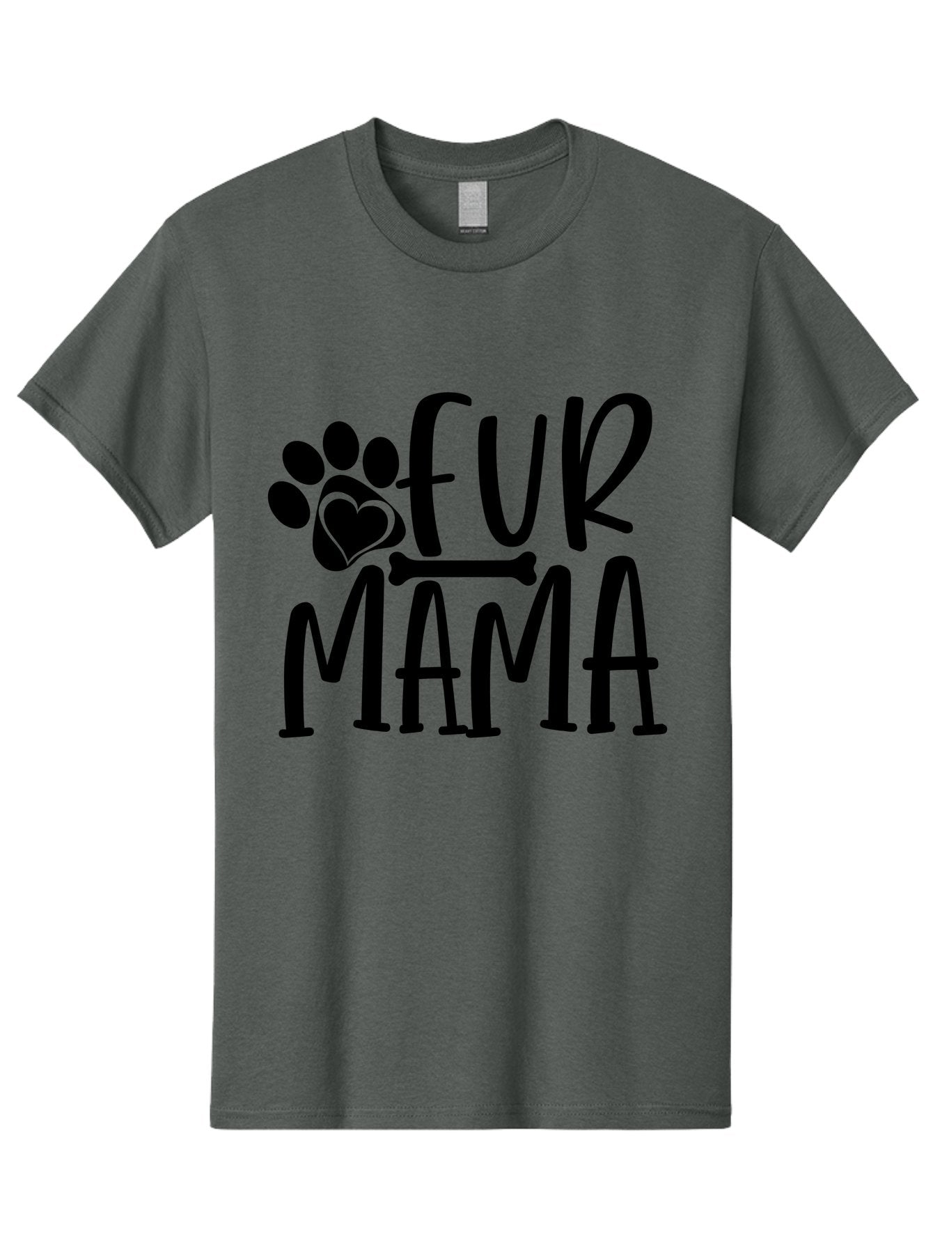 Fur Mama Men'S Graphic Tee, 100% Cotton, Comfortable Casual Summer Wear, Machine Washable, Fur Mama, Dog Mom, Pet Lovers, Dog Lovers, Animal Lovers, Dog Parents, Pet Parents, Dog Owners Aae297 13