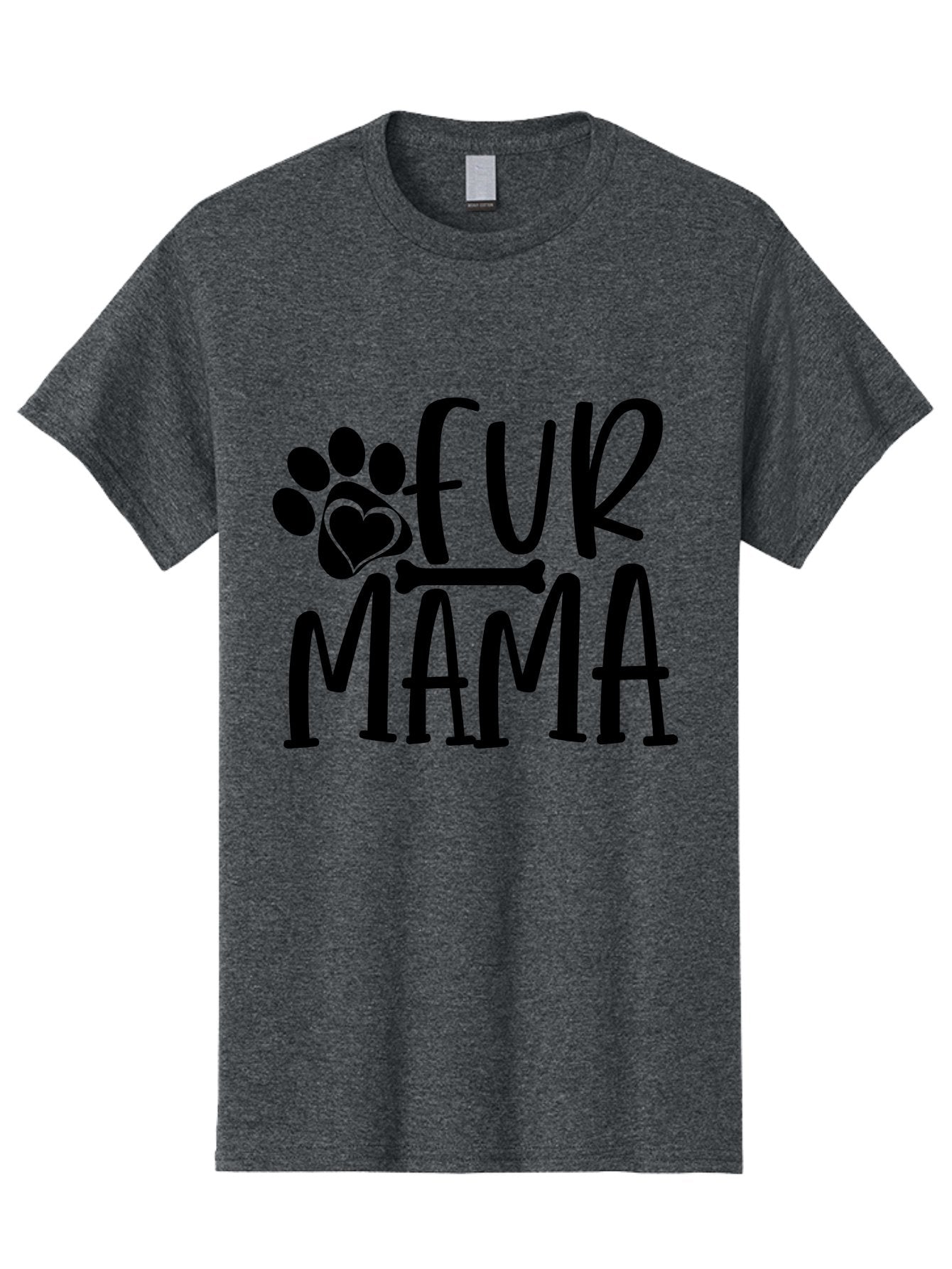Fur Mama Men'S Graphic Tee, 100% Cotton, Comfortable Casual Summer Wear, Machine Washable, Fur Mama, Dog Mom, Pet Lovers, Dog Lovers, Animal Lovers, Dog Parents, Pet Parents, Dog Owners Aae297 7
