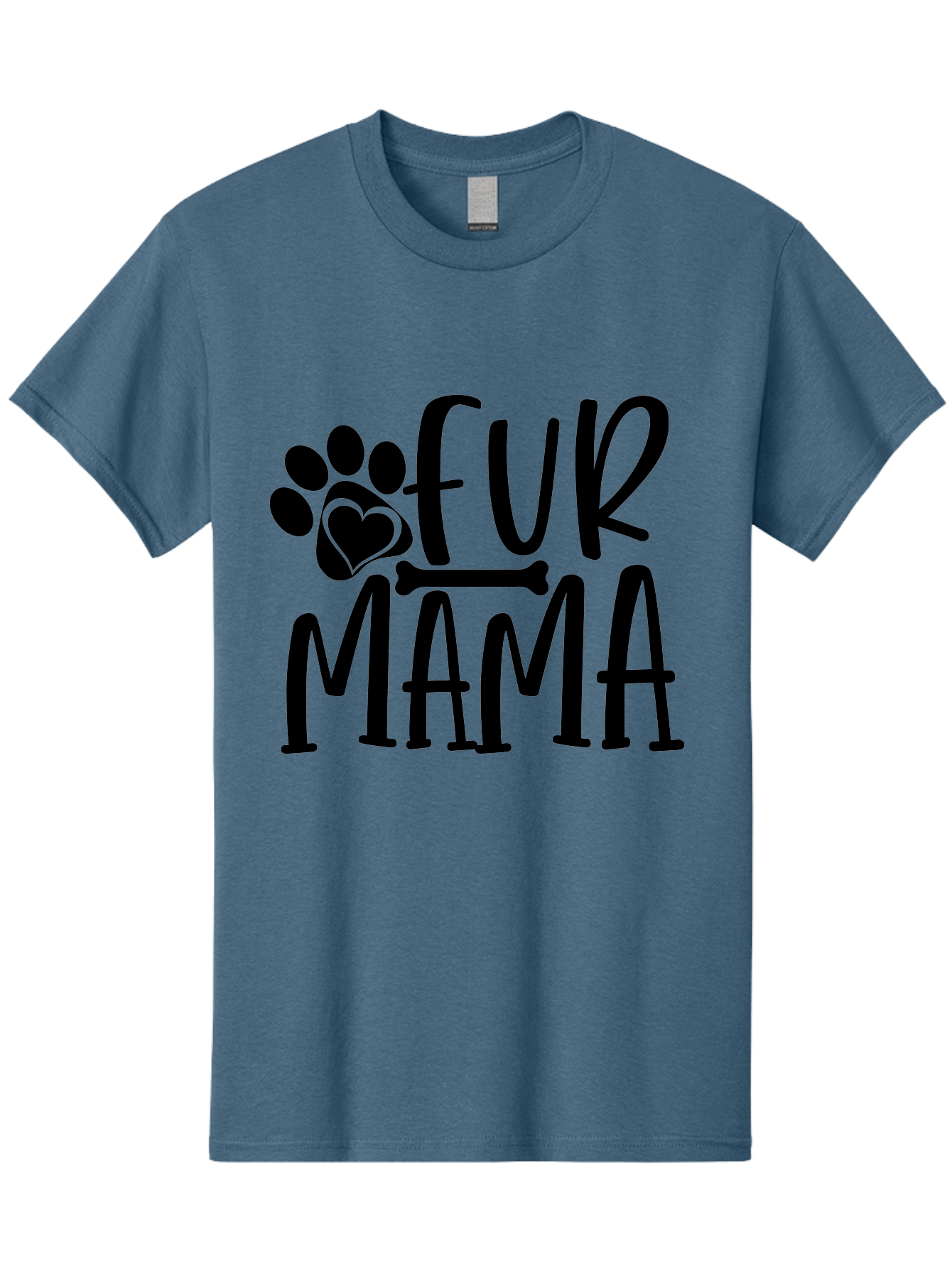 Fur Mama Men'S Graphic Tee, 100% Cotton, Comfortable Casual Summer Wear, Machine Washable, Fur Mama, Dog Mom, Pet Lovers, Dog Lovers, Animal Lovers, Dog Parents, Pet Parents, Dog Owners Aae297 11