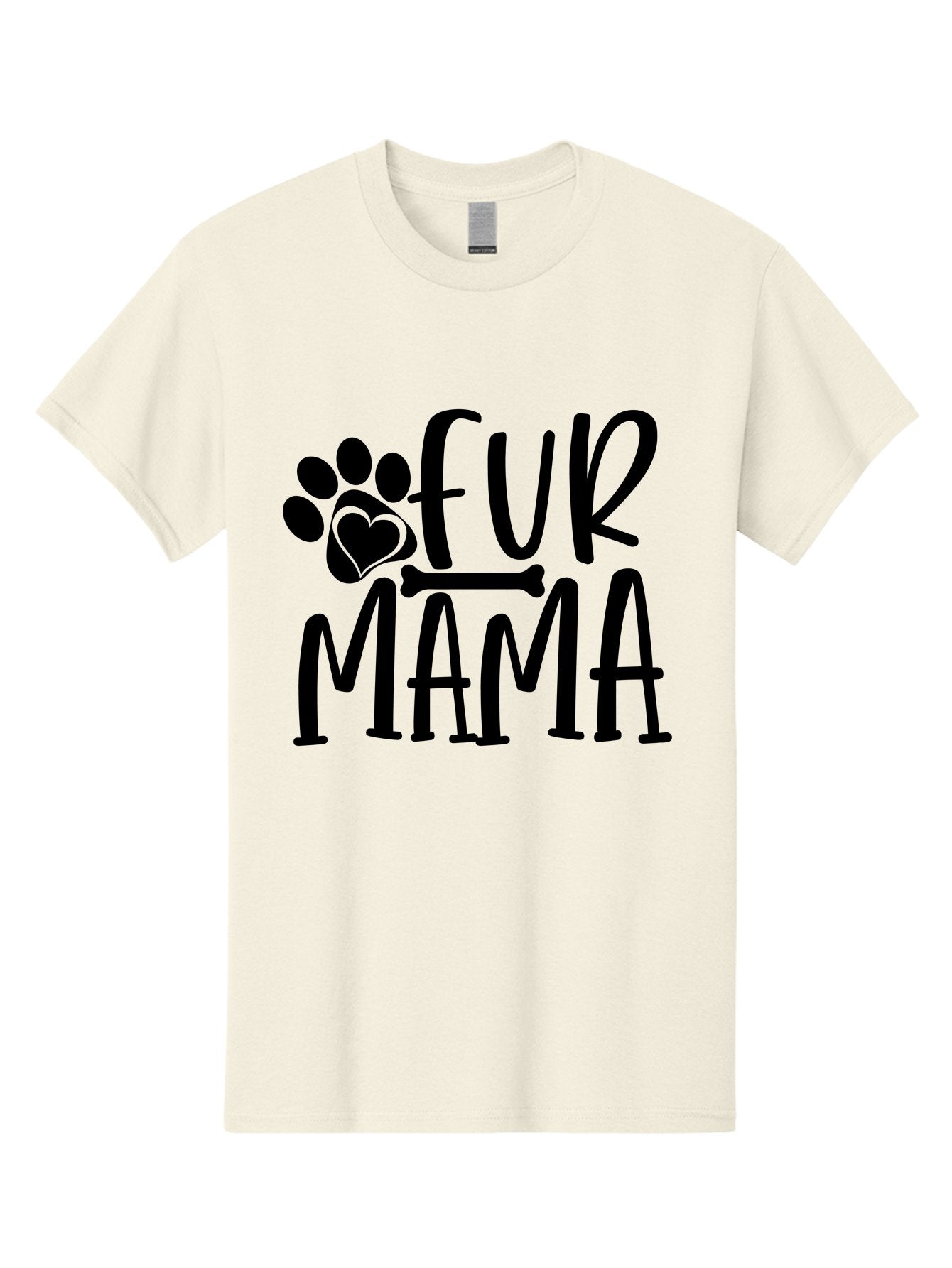 Fur Mama Men'S Graphic Tee, 100% Cotton, Comfortable Casual Summer Wear, Machine Washable, Fur Mama, Dog Mom, Pet Lovers, Dog Lovers, Animal Lovers, Dog Parents, Pet Parents, Dog Owners Aae297 5