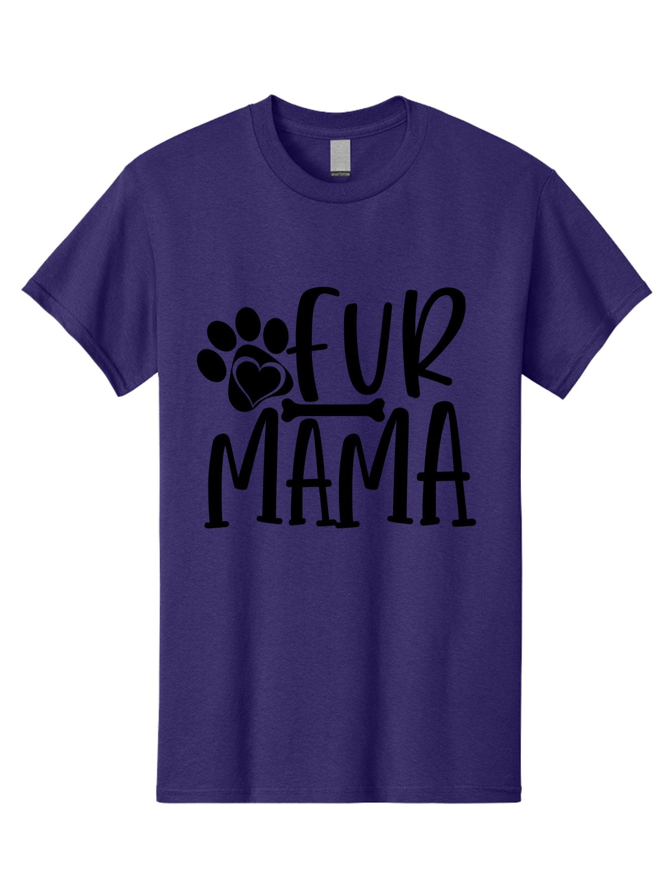 Fur Mama Men'S Graphic Tee, 100% Cotton, Comfortable Casual Summer Wear, Machine Washable, Fur Mama, Dog Mom, Pet Lovers, Dog Lovers, Animal Lovers, Dog Parents, Pet Parents, Dog Owners Aae297 6