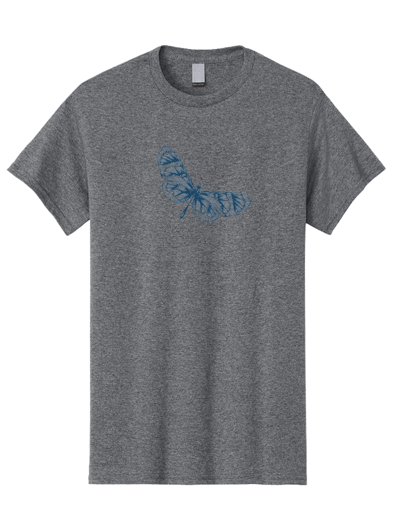 Insect Men'S Graphic Tee, 100% Cotton, Comfortable Casual Summer Wear, Machine Washable, Delicate Wings, Intricate Patterns, Fragile Beauty, Butterfly Silhouette, Transparent Wings, Insect Art, Abstract Design, Modern Graphics Aae401 21