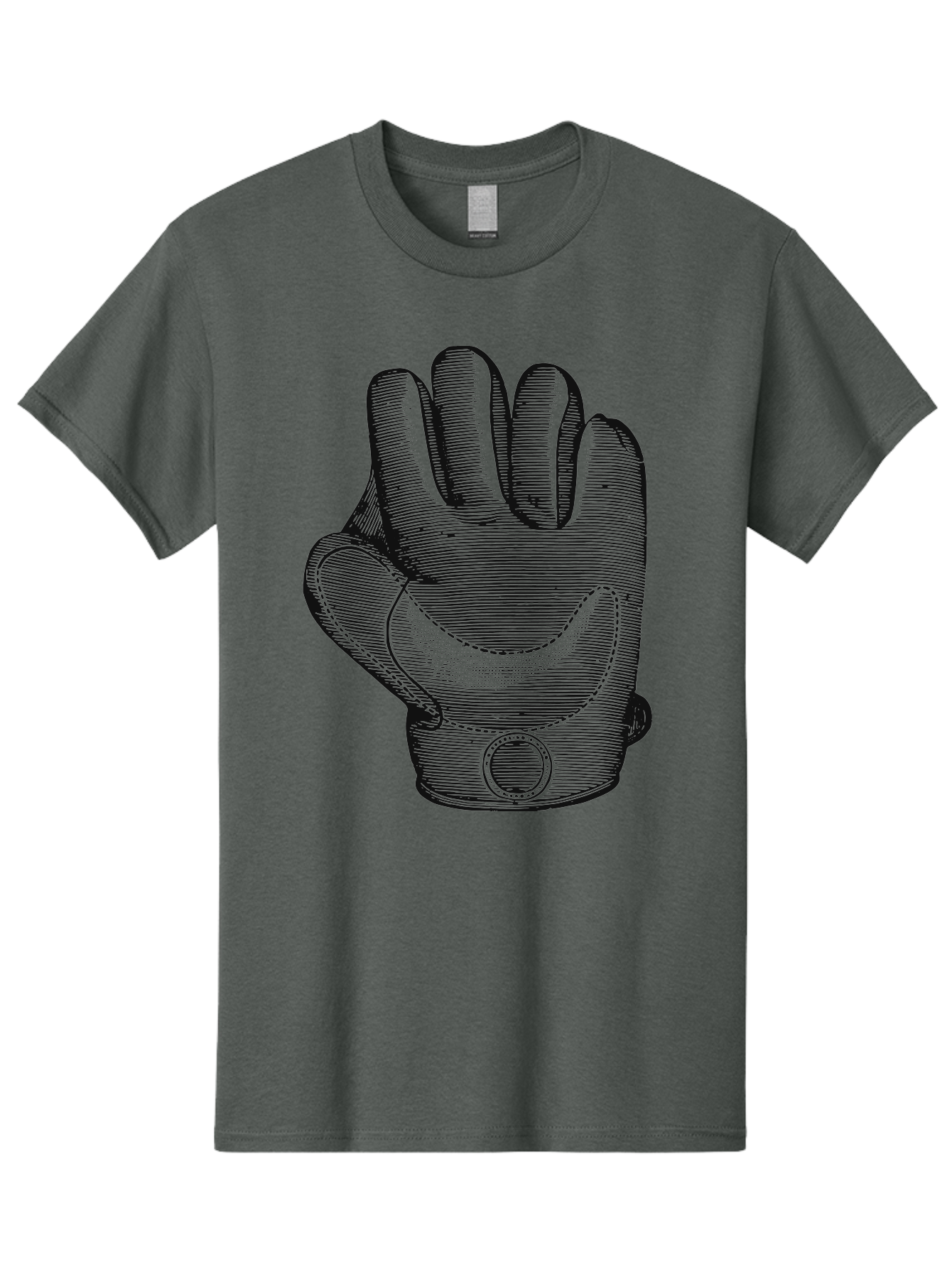 Iron Grip Men'S Graphic Tee, 100% Cotton, Comfortable Casual Summer Wear, Machine Washable, Motorcycle Glove, Protective Gear, Racing Equipment, Safety Accessory, Bike Glove, Glove Design, Stitched Details, Rugged Style, Men'S Fashion Aae405 3