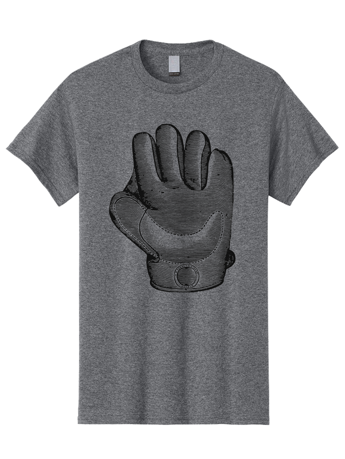 Iron Grip Men'S Graphic Tee, 100% Cotton, Comfortable Casual Summer Wear, Machine Washable, Motorcycle Glove, Protective Gear, Racing Equipment, Safety Accessory, Bike Glove, Glove Design, Stitched Details, Rugged Style, Men'S Fashion Aae405 9