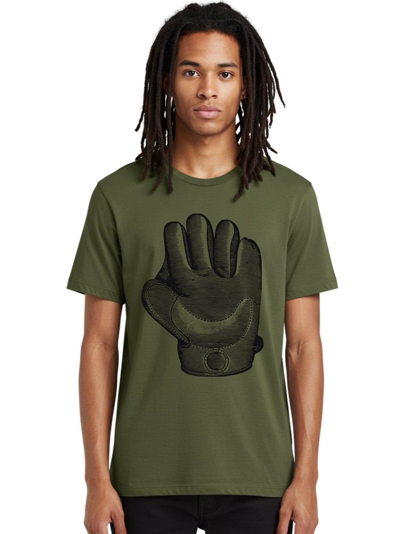 Iron Grip Men'S Graphic Tee, 100% Cotton, Comfortable Casual Summer Wear, Machine Washable, Motorcycle Glove, Protective Gear, Racing Equipment, Safety Accessory, Bike Glove, Glove Design, Stitched Details, Rugged Style, Men'S Fashion Aae405 19