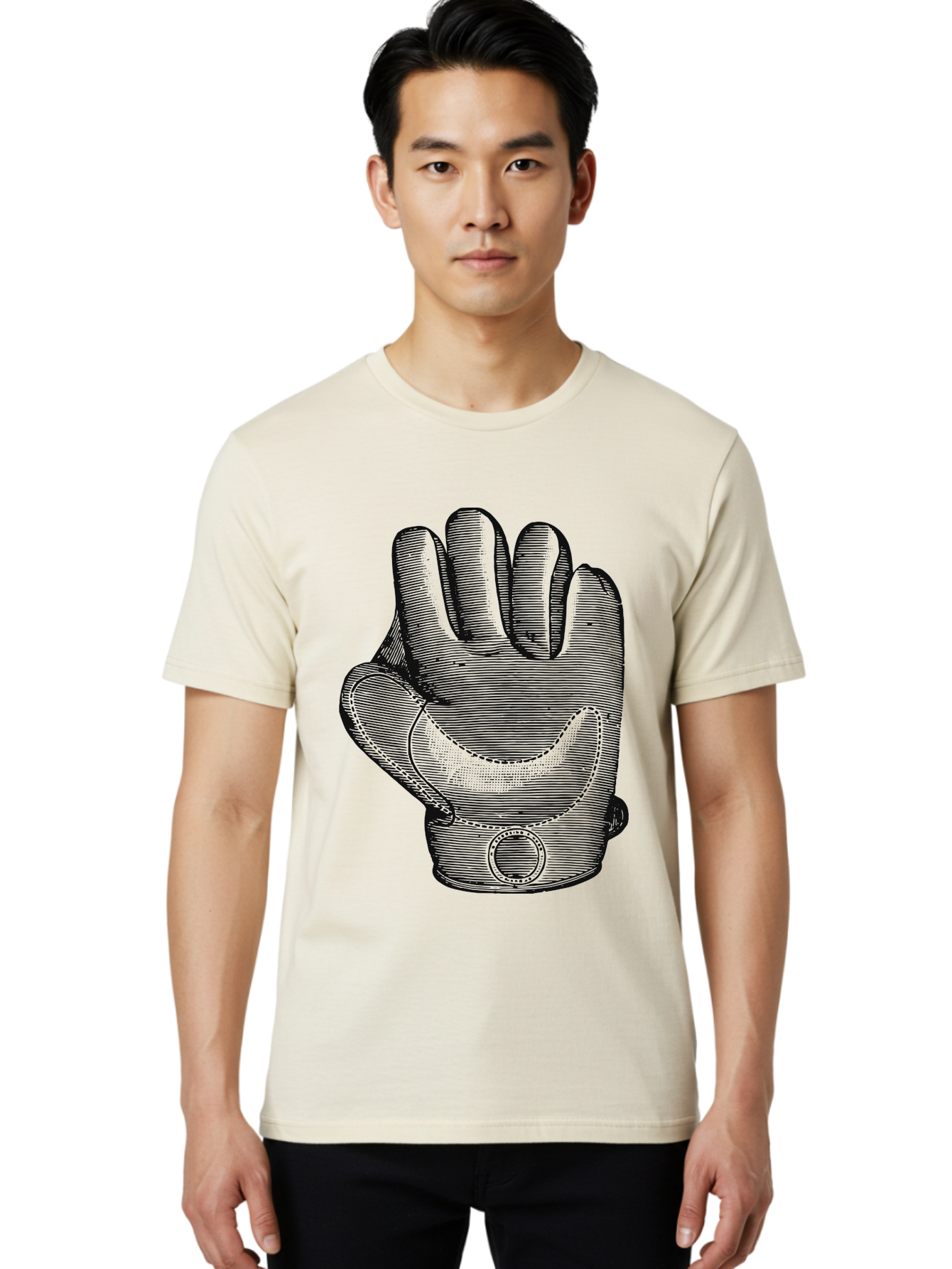 Iron Grip Men'S Graphic Tee, 100% Cotton, Comfortable Casual Summer Wear, Machine Washable, Motorcycle Glove, Protective Gear, Racing Equipment, Safety Accessory, Bike Glove, Glove Design, Stitched Details, Rugged Style, Men'S Fashion Aae405 18