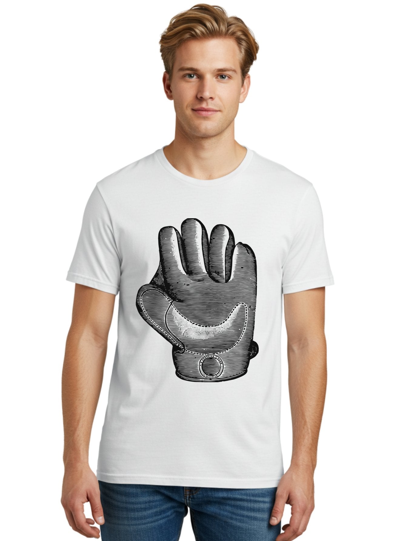 Iron Grip Men'S Graphic Tee, 100% Cotton, Comfortable Casual Summer Wear, Machine Washable, Motorcycle Glove, Protective Gear, Racing Equipment, Safety Accessory, Bike Glove, Glove Design, Stitched Details, Rugged Style, Men'S Fashion Aae405 17