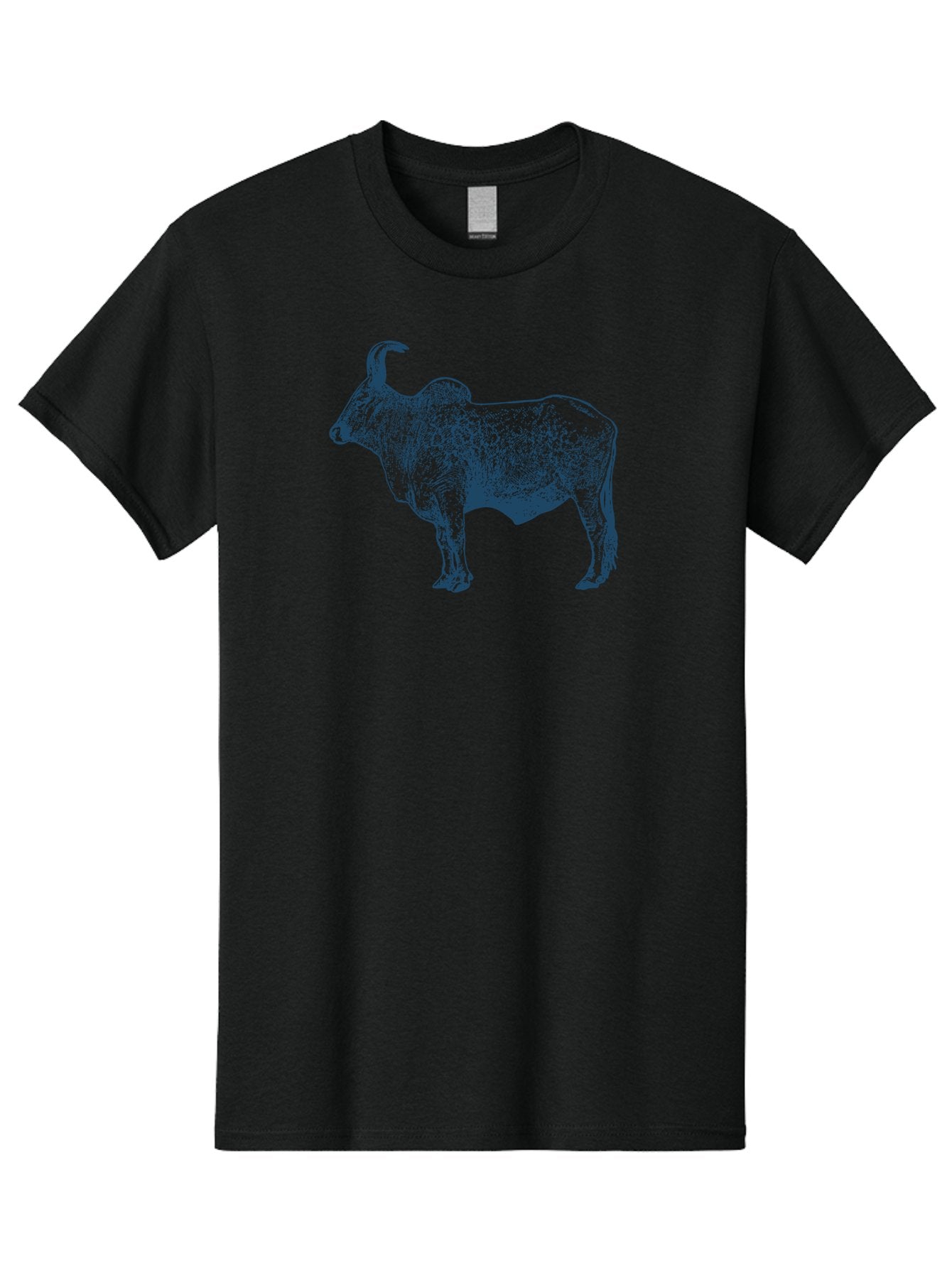 Iron Horn Buffalo Men'S Graphic Tee, 100% Cotton, Comfortable Casual Summer Wear, Machine Washable, Taurus Zodiac Sign, Bull Symbol, Horoscope Illustration, Astrology Artwork, Stylized Bull Image, Curved Horns, Artistic Design Aae406 10