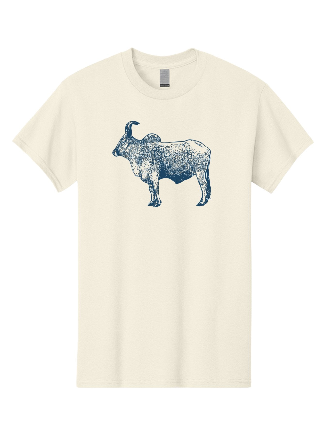 Iron Horn Buffalo Men'S Graphic Tee, 100% Cotton, Comfortable Casual Summer Wear, Machine Washable, Taurus Zodiac Sign, Bull Symbol, Horoscope Illustration, Astrology Artwork, Stylized Bull Image, Curved Horns, Artistic Design Aae406 9