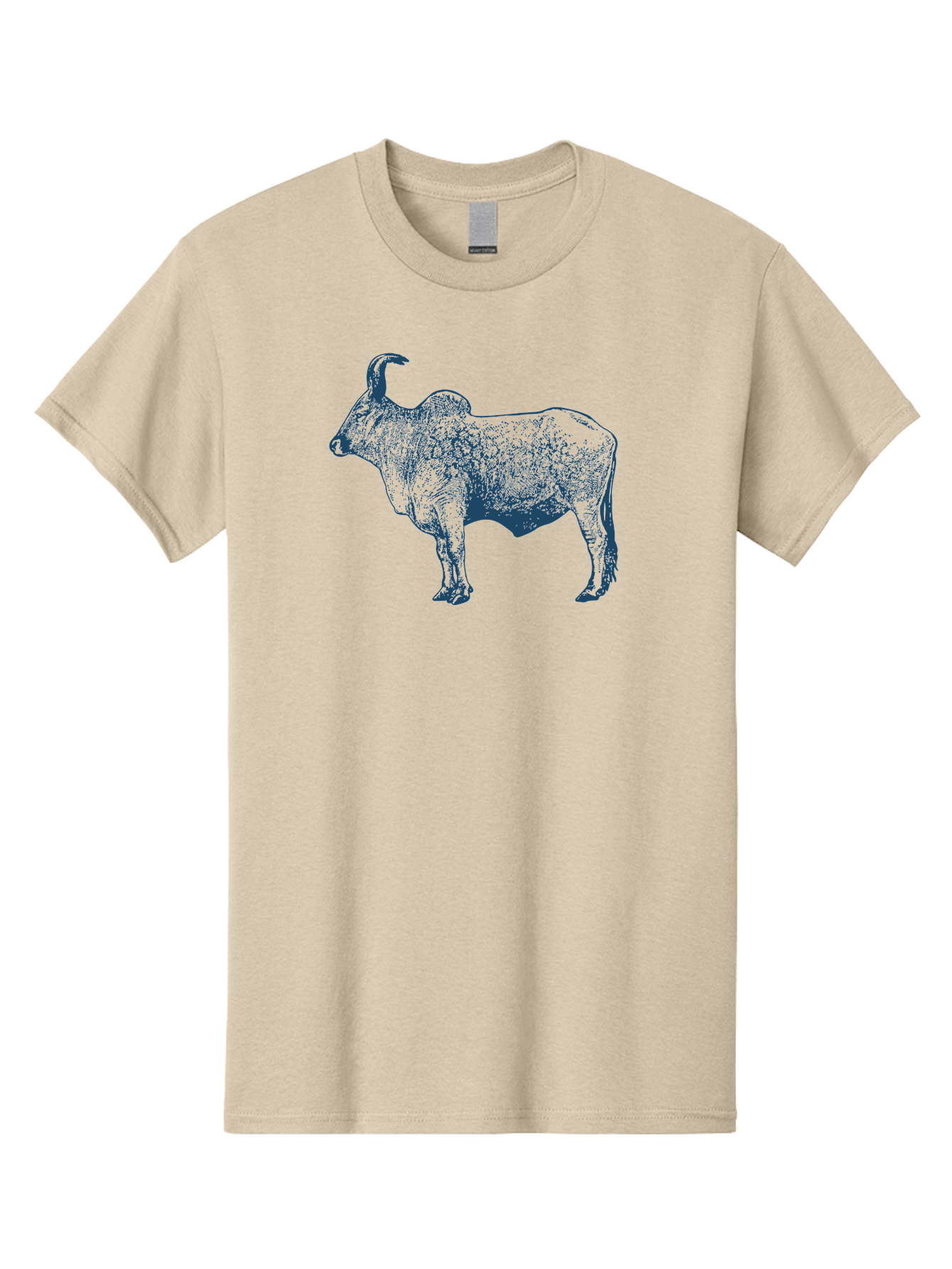 Iron Horn Buffalo Men'S Graphic Tee, 100% Cotton, Comfortable Casual Summer Wear, Machine Washable, Taurus Zodiac Sign, Bull Symbol, Horoscope Illustration, Astrology Artwork, Stylized Bull Image, Curved Horns, Artistic Design Aae406 5