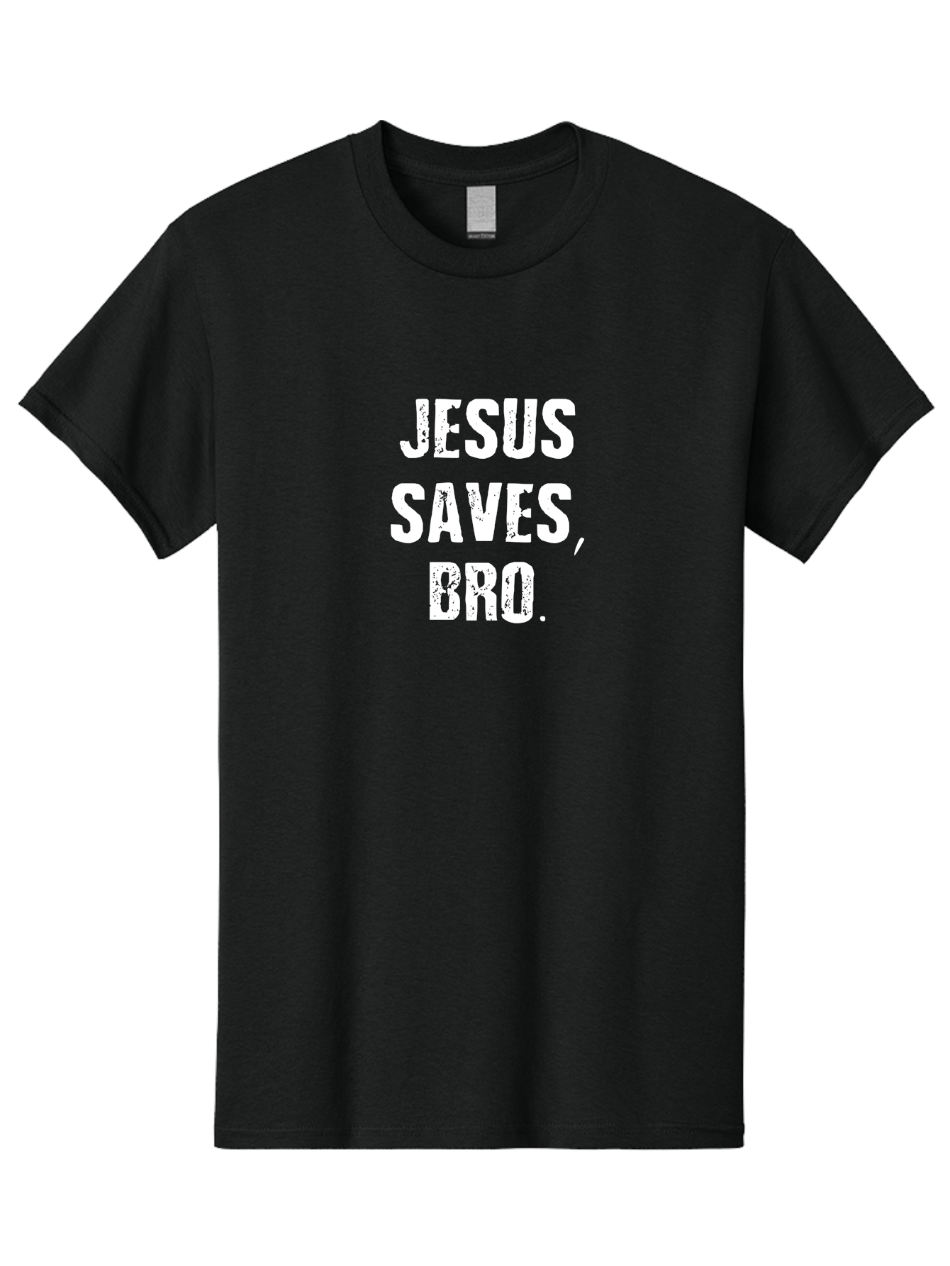 Jesus Saves Bro Men'S Graphic Tee, 100% Cotton, Comfortable Casual Summer Wear, Machine Washable, Jesus Saves, Inspirational Quote, Motivational Phrase, Christian Message, Faith-Based Affirmation, Spiritual Encouragement, Bold Typography Aae425 27