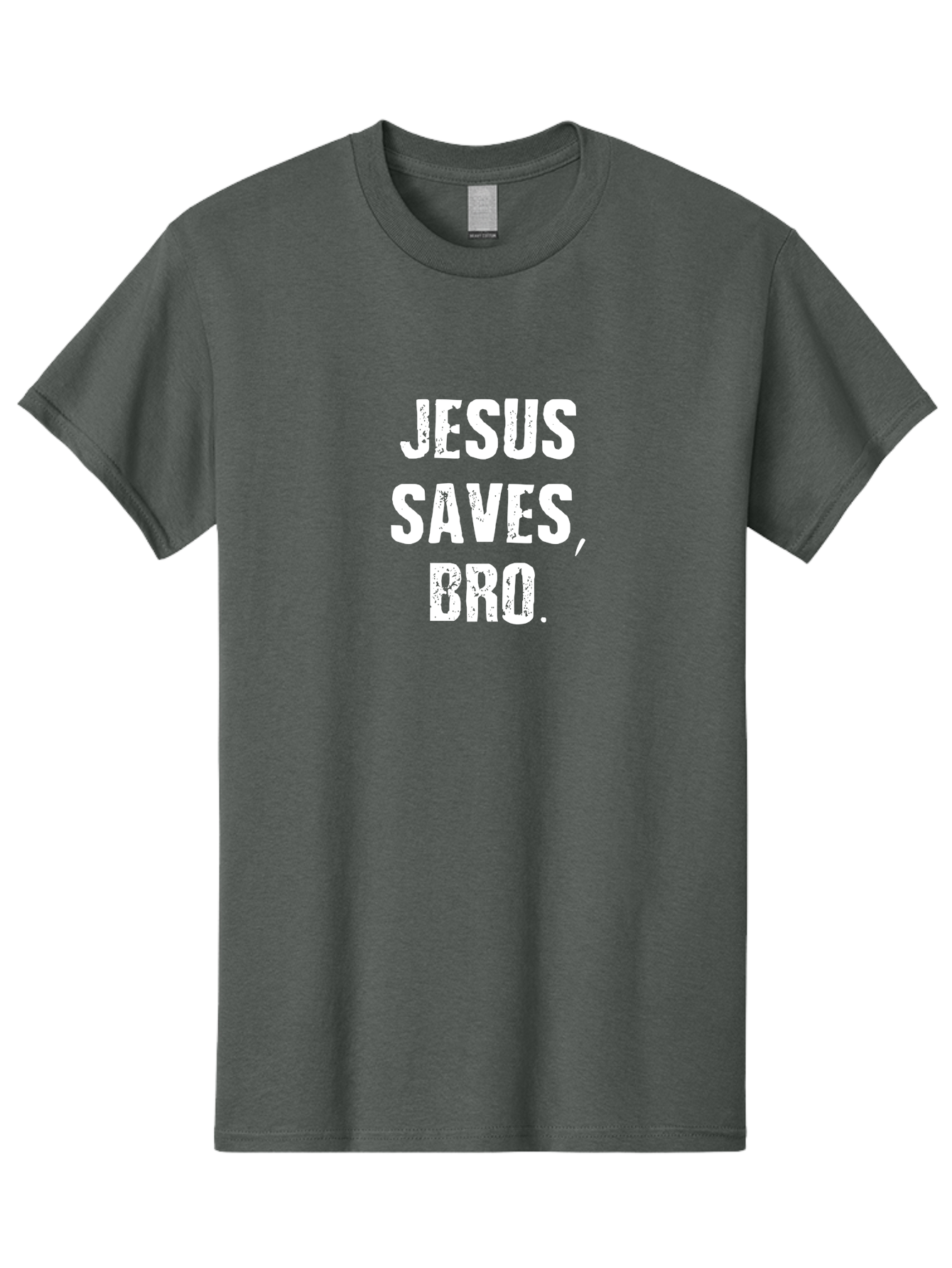 Jesus Saves Bro Men'S Graphic Tee, 100% Cotton, Comfortable Casual Summer Wear, Machine Washable, Jesus Saves, Inspirational Quote, Motivational Phrase, Christian Message, Faith-Based Affirmation, Spiritual Encouragement, Bold Typography Aae425 9