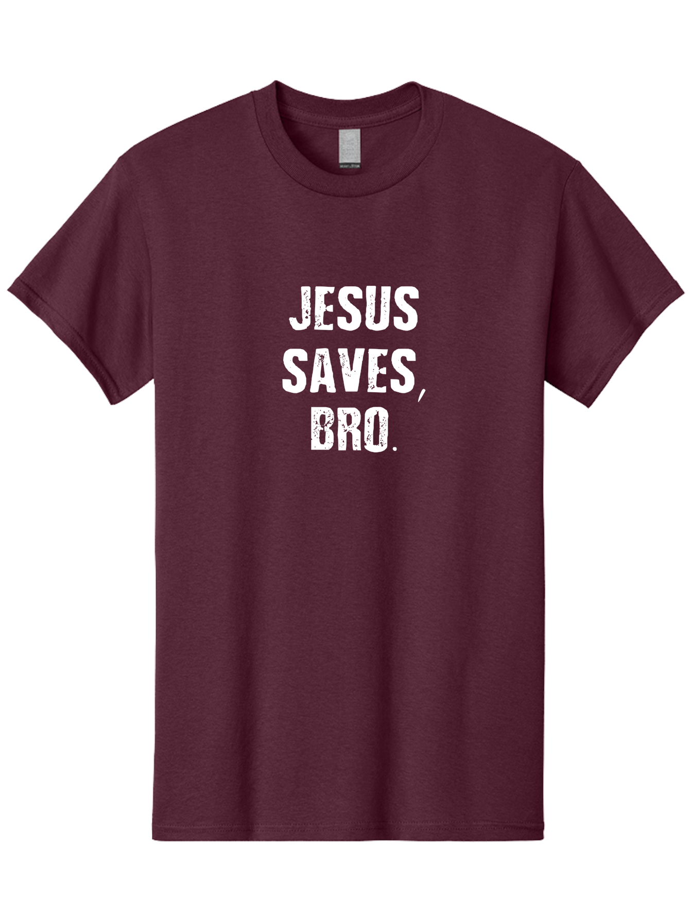 Jesus Saves Bro Men'S Graphic Tee, 100% Cotton, Comfortable Casual Summer Wear, Machine Washable, Jesus Saves, Inspirational Quote, Motivational Phrase, Christian Message, Faith-Based Affirmation, Spiritual Encouragement, Bold Typography Aae425 11