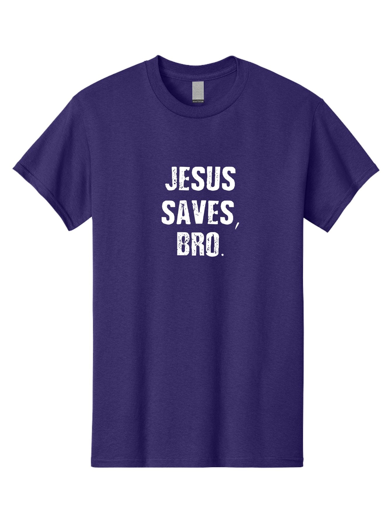 Jesus Saves Bro Men'S Graphic Tee, 100% Cotton, Comfortable Casual Summer Wear, Machine Washable, Jesus Saves, Inspirational Quote, Motivational Phrase, Christian Message, Faith-Based Affirmation, Spiritual Encouragement, Bold Typography Aae425 8