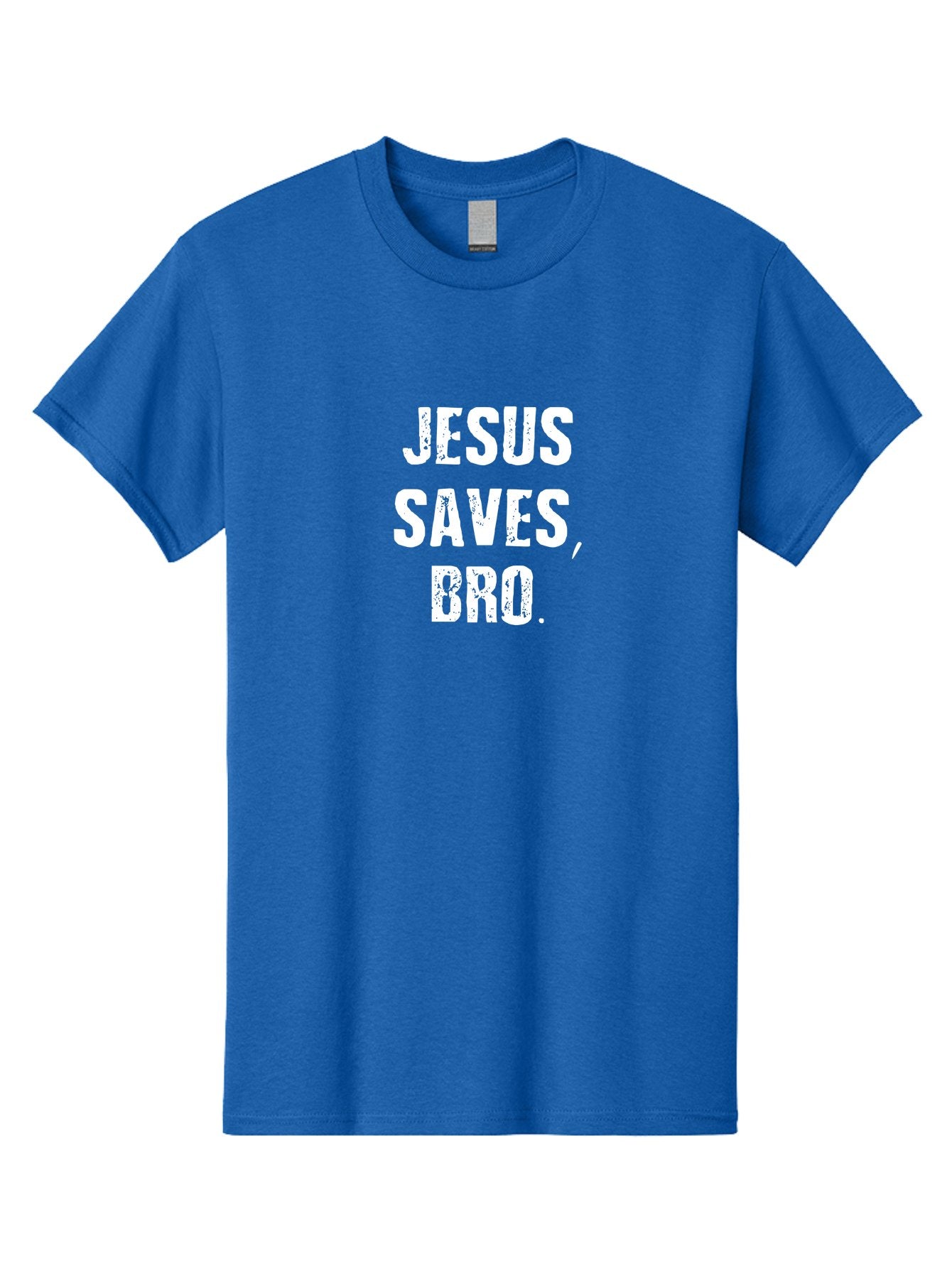 Jesus Saves Bro Men'S Graphic Tee, 100% Cotton, Comfortable Casual Summer Wear, Machine Washable, Jesus Saves, Inspirational Quote, Motivational Phrase, Christian Message, Faith-Based Affirmation, Spiritual Encouragement, Bold Typography Aae425 10