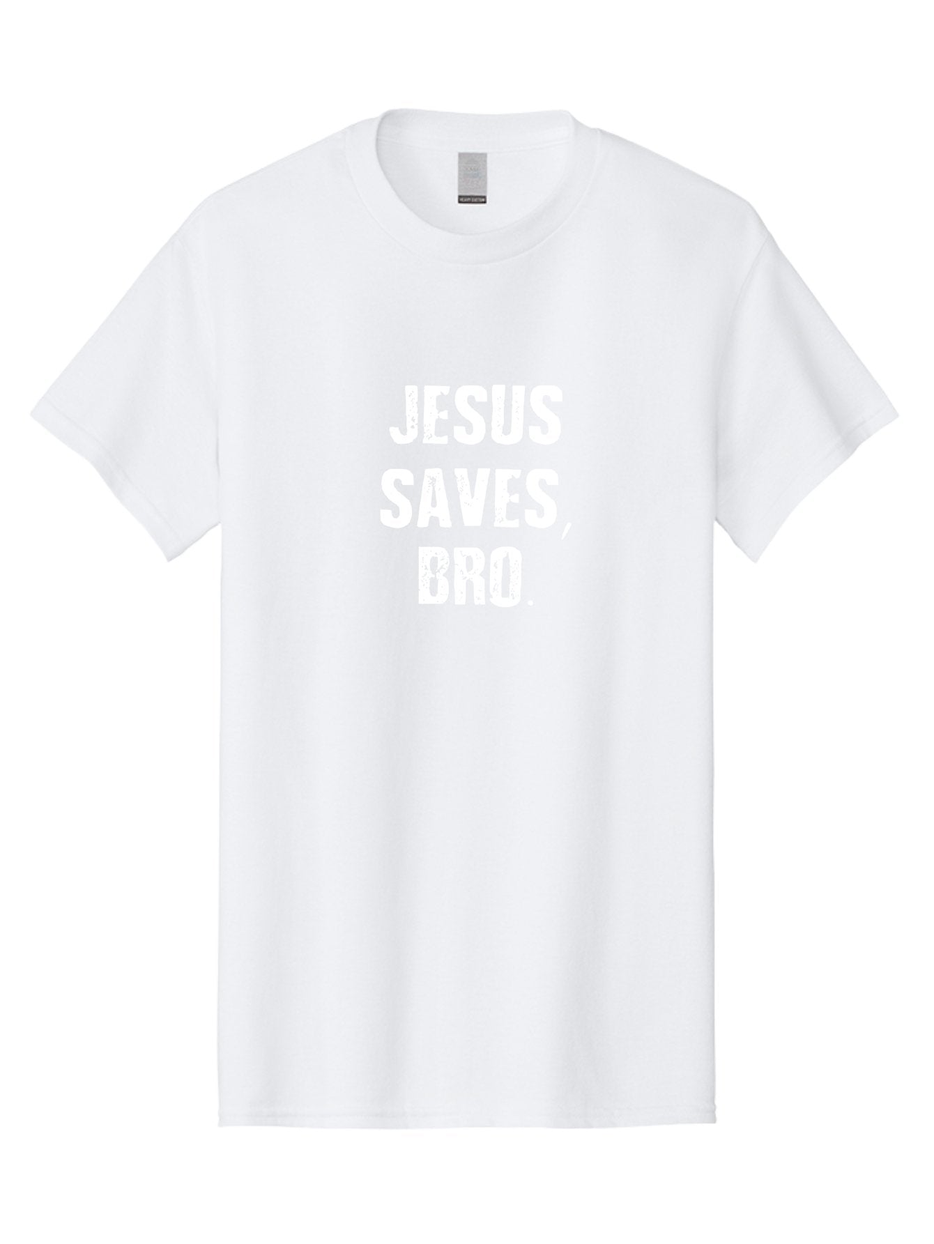 Jesus Saves Bro Men'S Graphic Tee, 100% Cotton, Comfortable Casual Summer Wear, Machine Washable, Jesus Saves, Inspirational Quote, Motivational Phrase, Christian Message, Faith-Based Affirmation, Spiritual Encouragement, Bold Typography Aae425 12