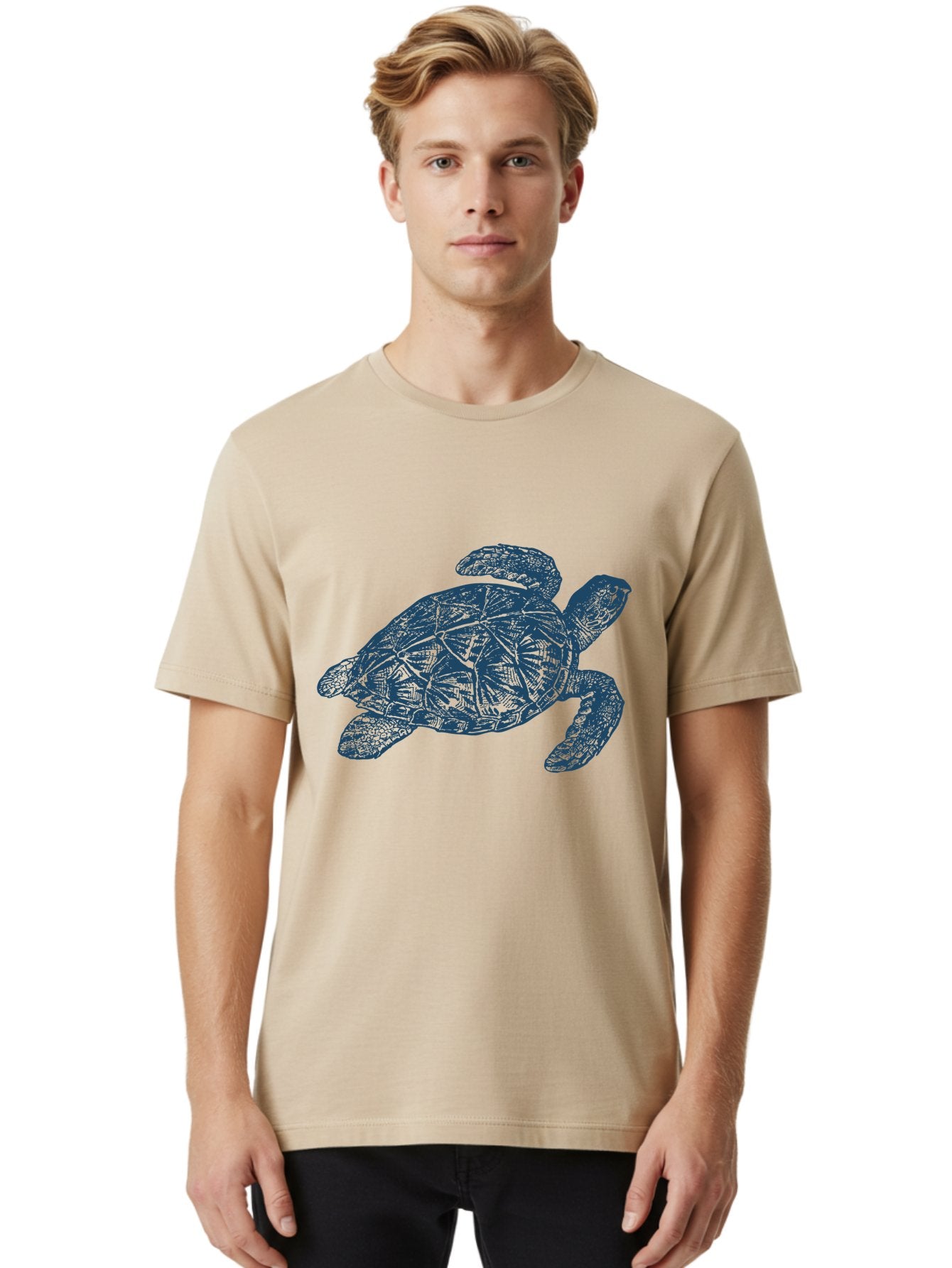 Just Turtle Thing Men'S Graphic Tee, 100% Cotton, Comfortable Casual Summer Wear, Machine Washable, Sea Turtle, Ocean Life, Marine Biology, Wildlife Conservation, Turtle Shell, Flipper, Underwater World, Nature Art Aae427 18
