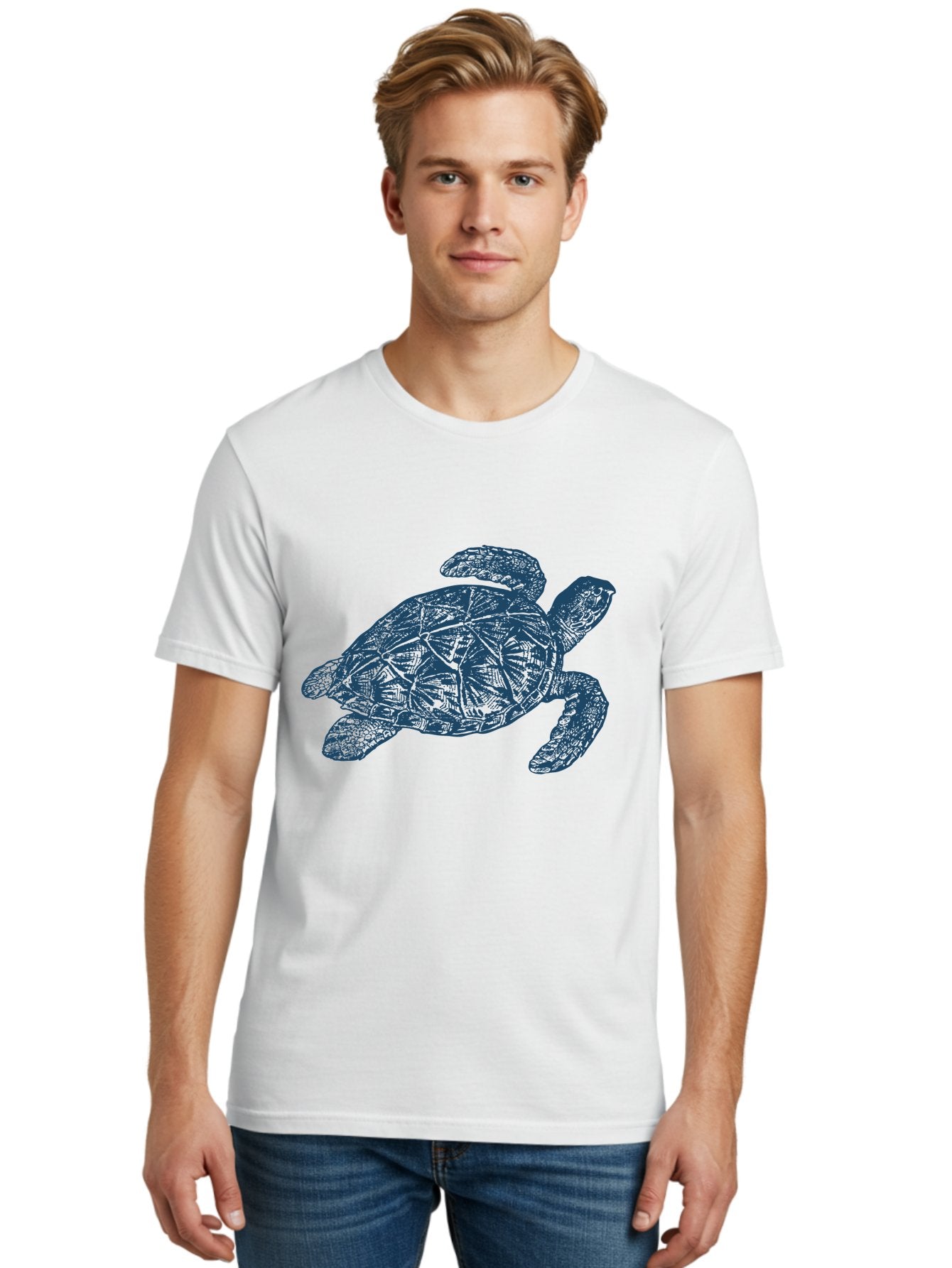 Just Turtle Thing Men'S Graphic Tee, 100% Cotton, Comfortable Casual Summer Wear, Machine Washable, Sea Turtle, Ocean Life, Marine Biology, Wildlife Conservation, Turtle Shell, Flipper, Underwater World, Nature Art Aae427 30