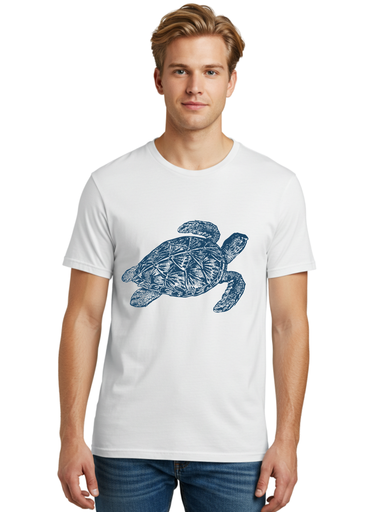 Just Turtle Thing Men'S Graphic Tee, 100% Cotton, Comfortable Casual Summer Wear, Machine Washable, Sea Turtle, Ocean Life, Marine Biology, Wildlife Conservation, Turtle Shell, Flipper, Underwater World, Nature Art Aae427 26
