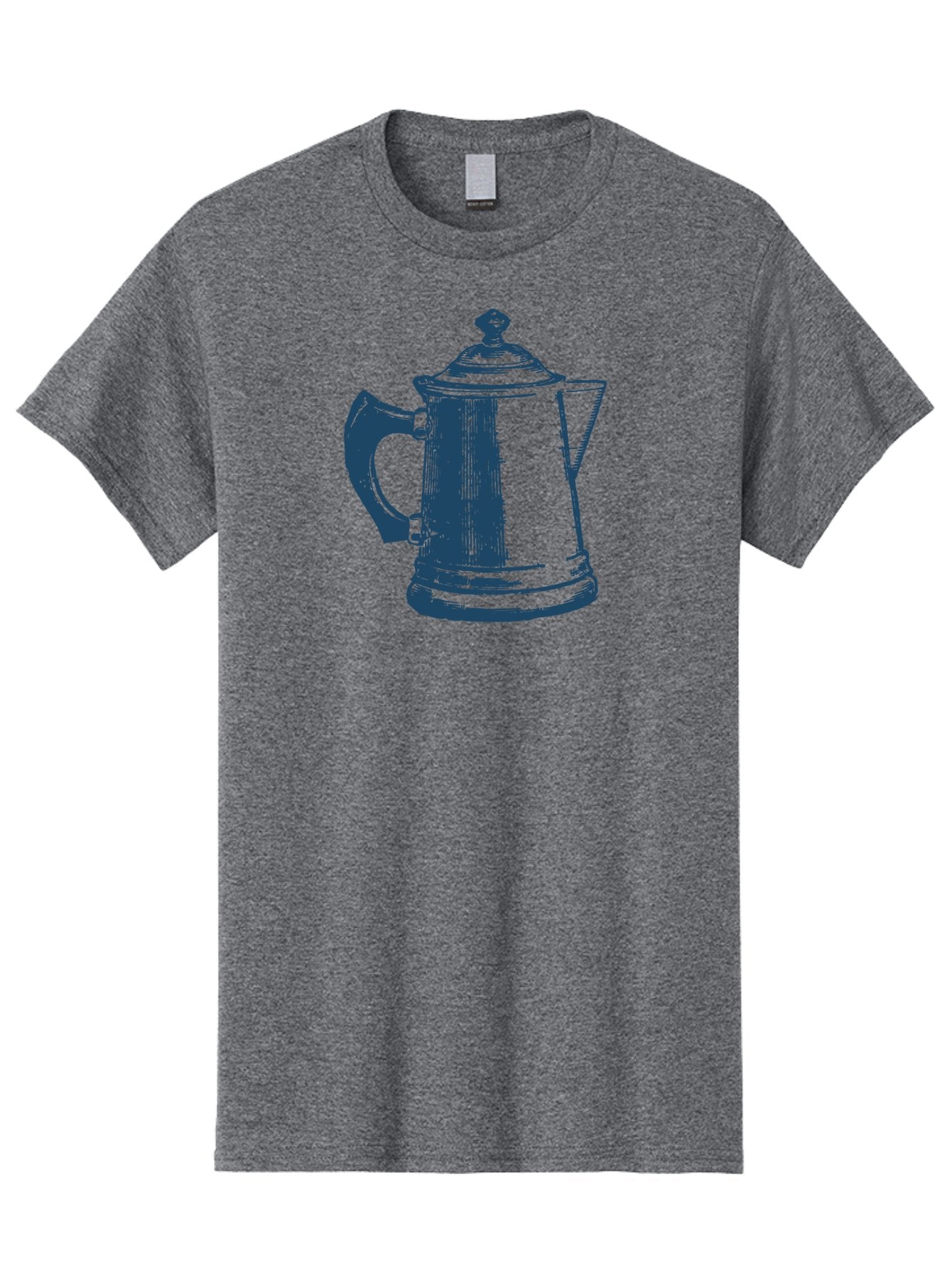 Kettle Men'S Graphic Tee, 100% Cotton, Comfortable Casual Summer Wear, Machine Washable, Coffee Pot, Coffee Maker, Vintage Kitchenware, Coffee Brewing, Metal Coffee Pot, Retro Appliance, Coffee Equipment Aae430 9