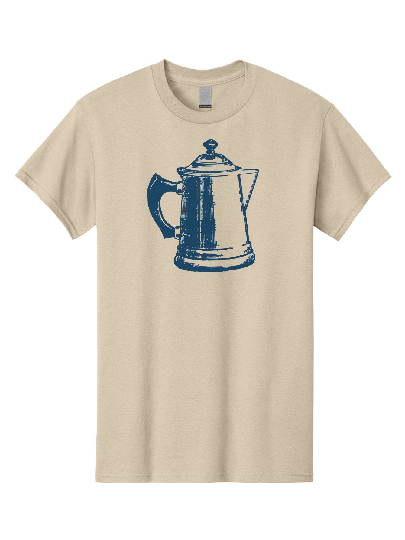 Kettle Men'S Graphic Tee, 100% Cotton, Comfortable Casual Summer Wear, Machine Washable, Coffee Pot, Coffee Maker, Vintage Kitchenware, Coffee Brewing, Metal Coffee Pot, Retro Appliance, Coffee Equipment Aae430 11