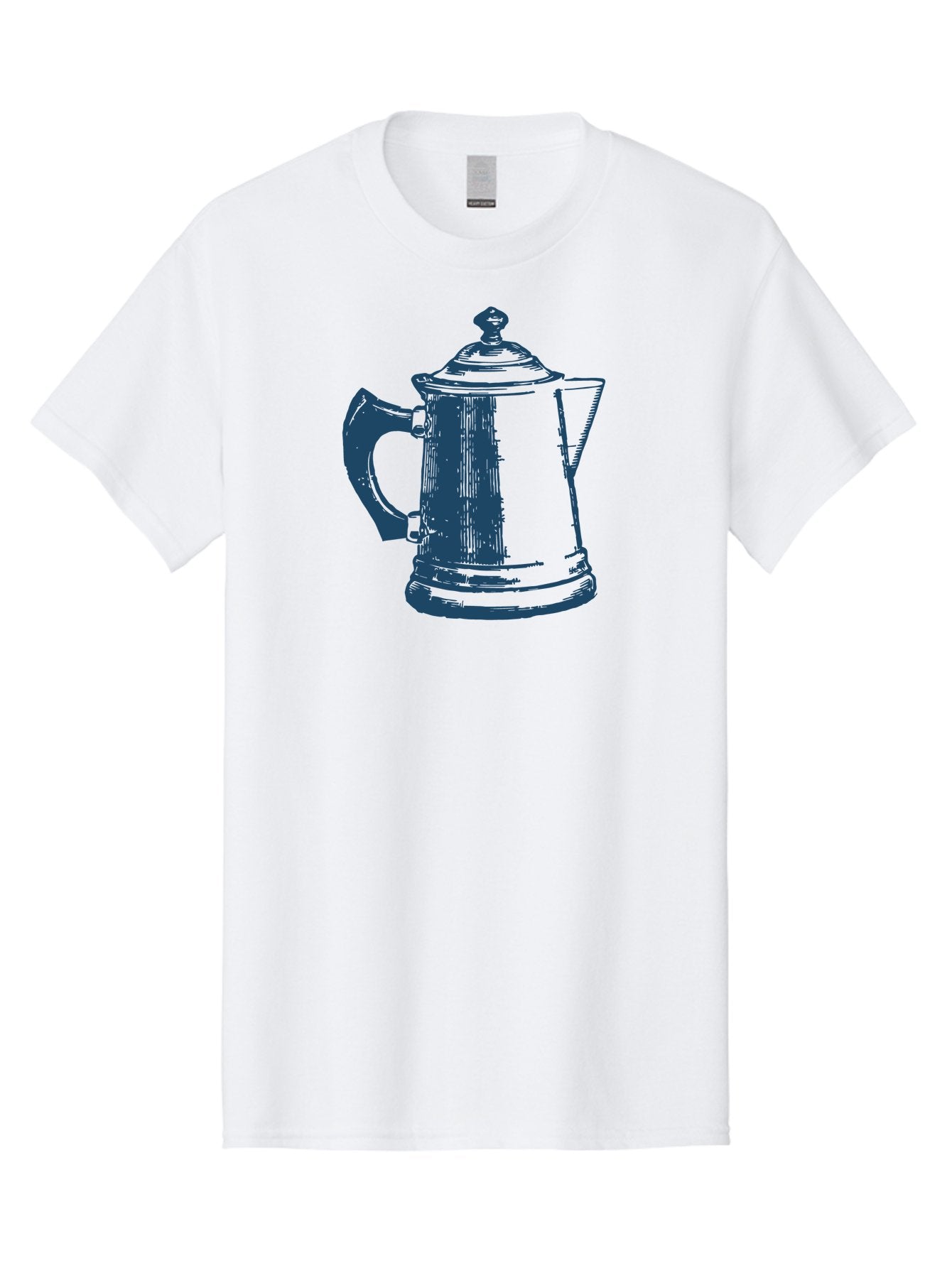 Kettle Men'S Graphic Tee, 100% Cotton, Comfortable Casual Summer Wear, Machine Washable, Coffee Pot, Coffee Maker, Vintage Kitchenware, Coffee Brewing, Metal Coffee Pot, Retro Appliance, Coffee Equipment Aae430 7