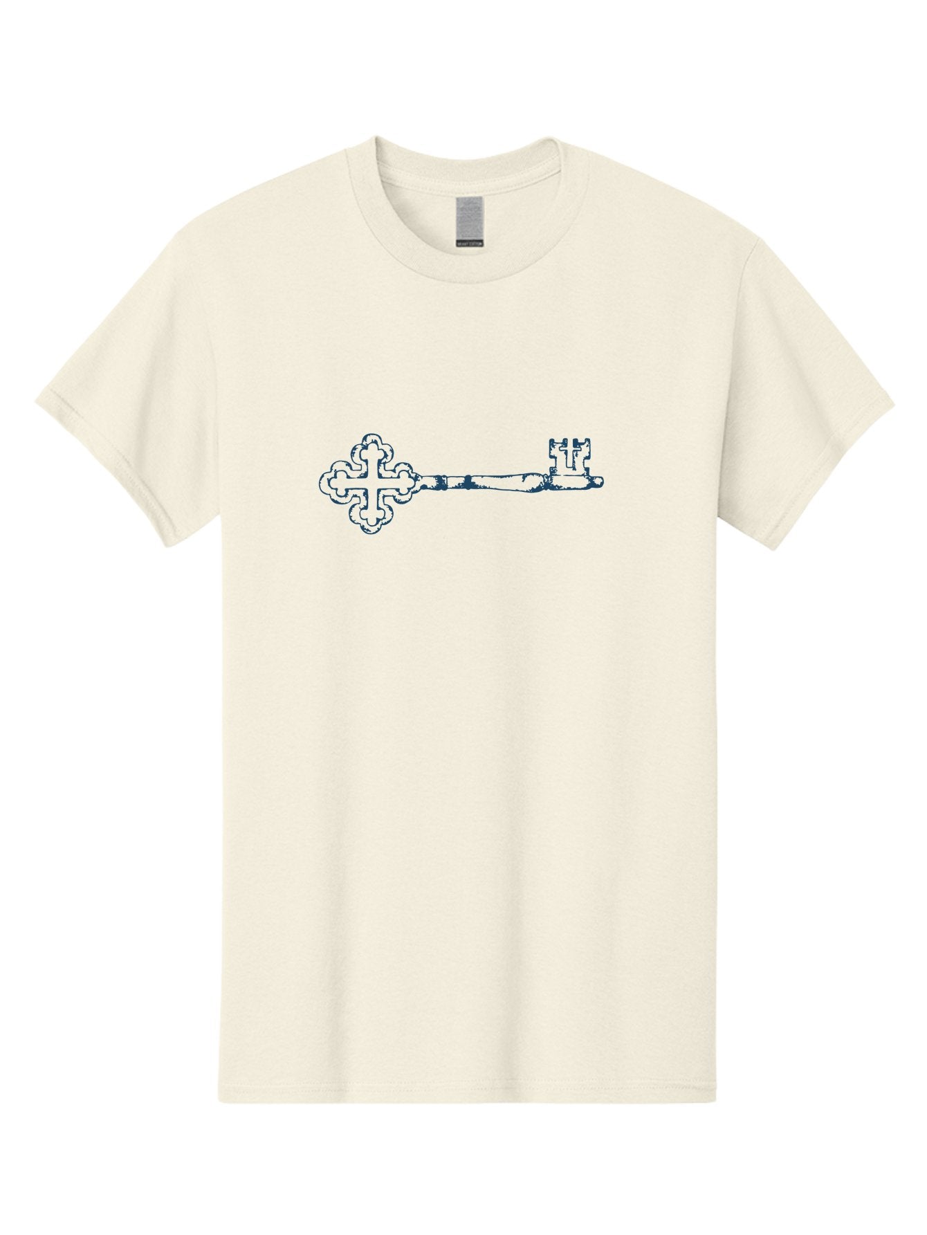 Key Men'S Graphic Tee, 100% Cotton, Comfortable Casual Summer Wear, Machine Washable, Skeleton Key, Ornate Key Design, Retro Key Style, Decorative Key, Old-Fashioned Lock, Antique Key, Vintage Key, Door Key Aae431 10