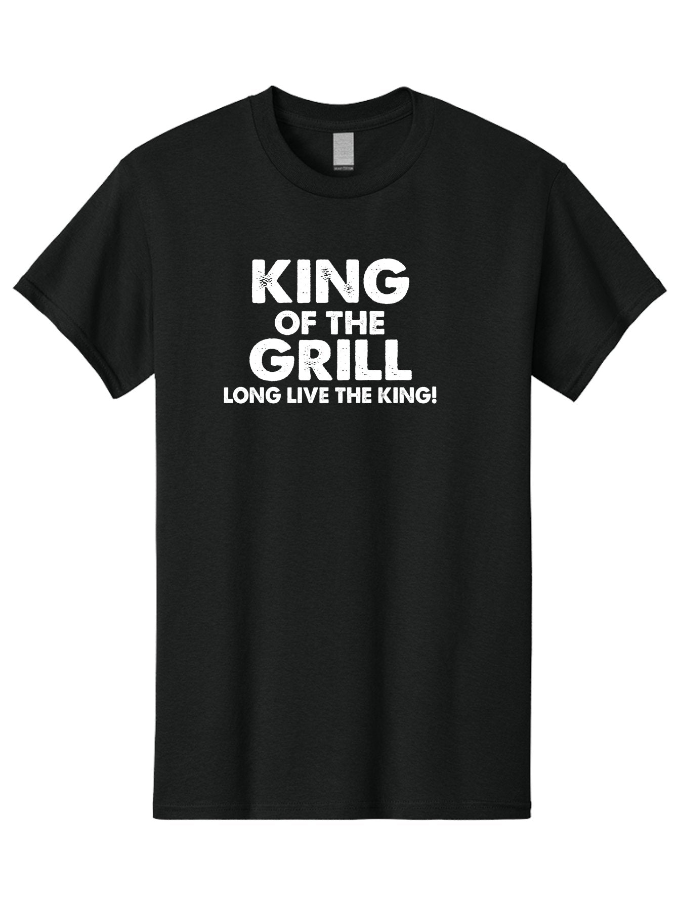 King Of The Grill Men'S Graphic Tee, 100% Cotton, Comfortable Casual Summer Wear, Machine Washable, Barbecue King, Grill Master, Bbq Lover, Outdoor Cooking, Long Live The King, Grill Enthusiast, Barbecue Champion, King Of Bbq Aae433 10