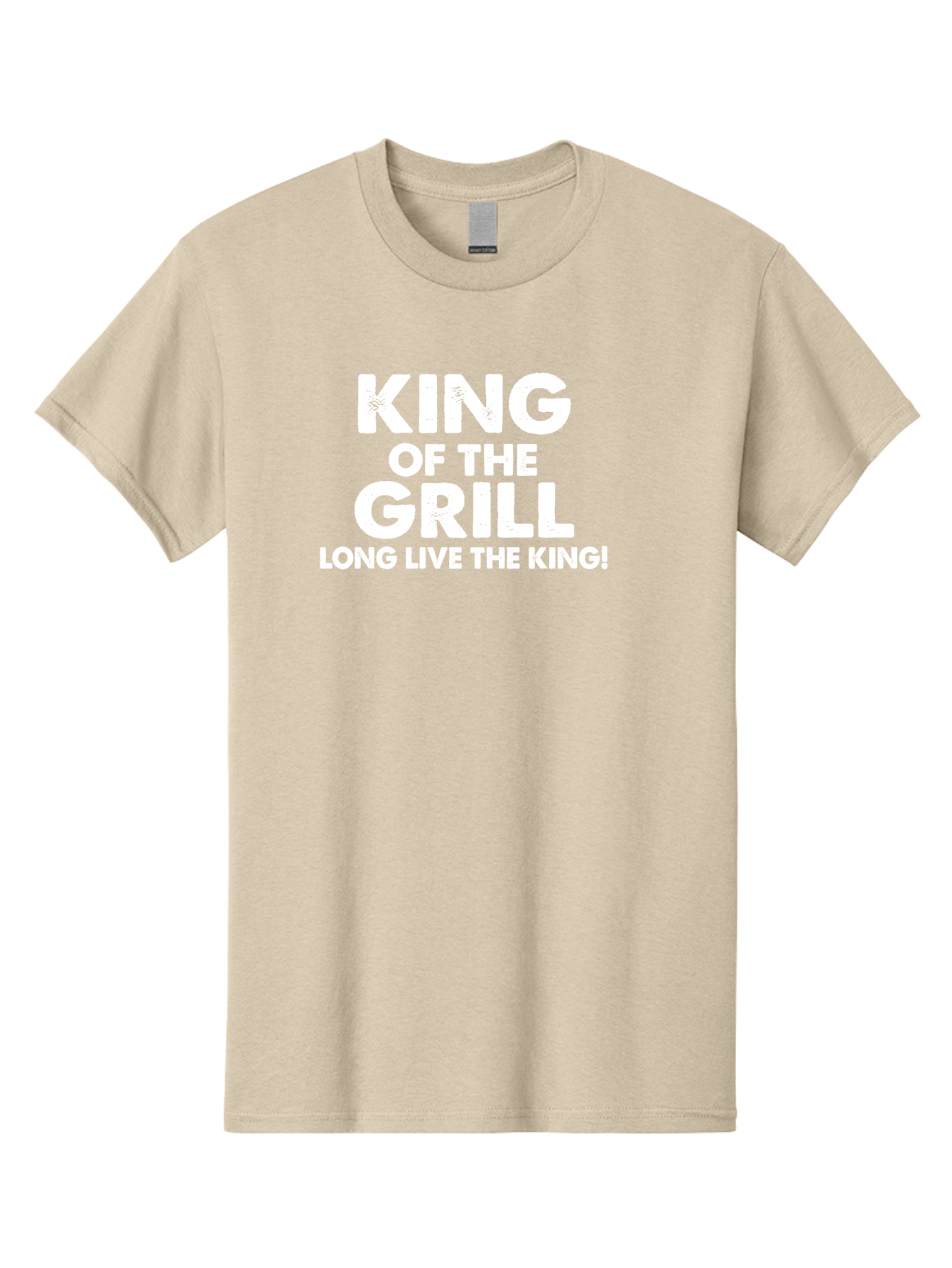 King Of The Grill Men'S Graphic Tee, 100% Cotton, Comfortable Casual Summer Wear, Machine Washable, Barbecue King, Grill Master, Bbq Lover, Outdoor Cooking, Long Live The King, Grill Enthusiast, Barbecue Champion, King Of Bbq Aae433 25
