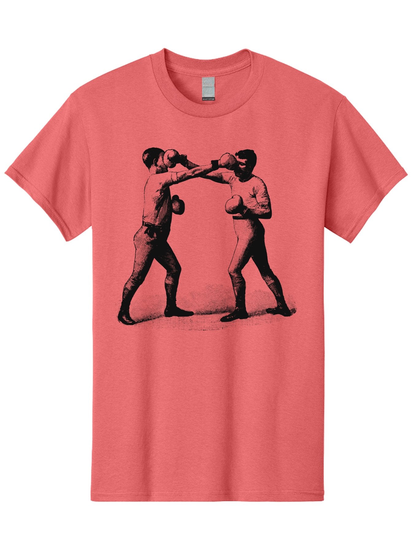 Knockline Men'S Graphic Tee, 100% Cotton, Comfortable Casual Summer Wear, Machine Washable, Boxing Fighters, Fighting Stance, Boxing Gloves, Martial Arts, Combat Sports, Boxing Techniques, Boxing Ring, Pugilism, Fighter'S Pose, Boxing Action Aae436 3