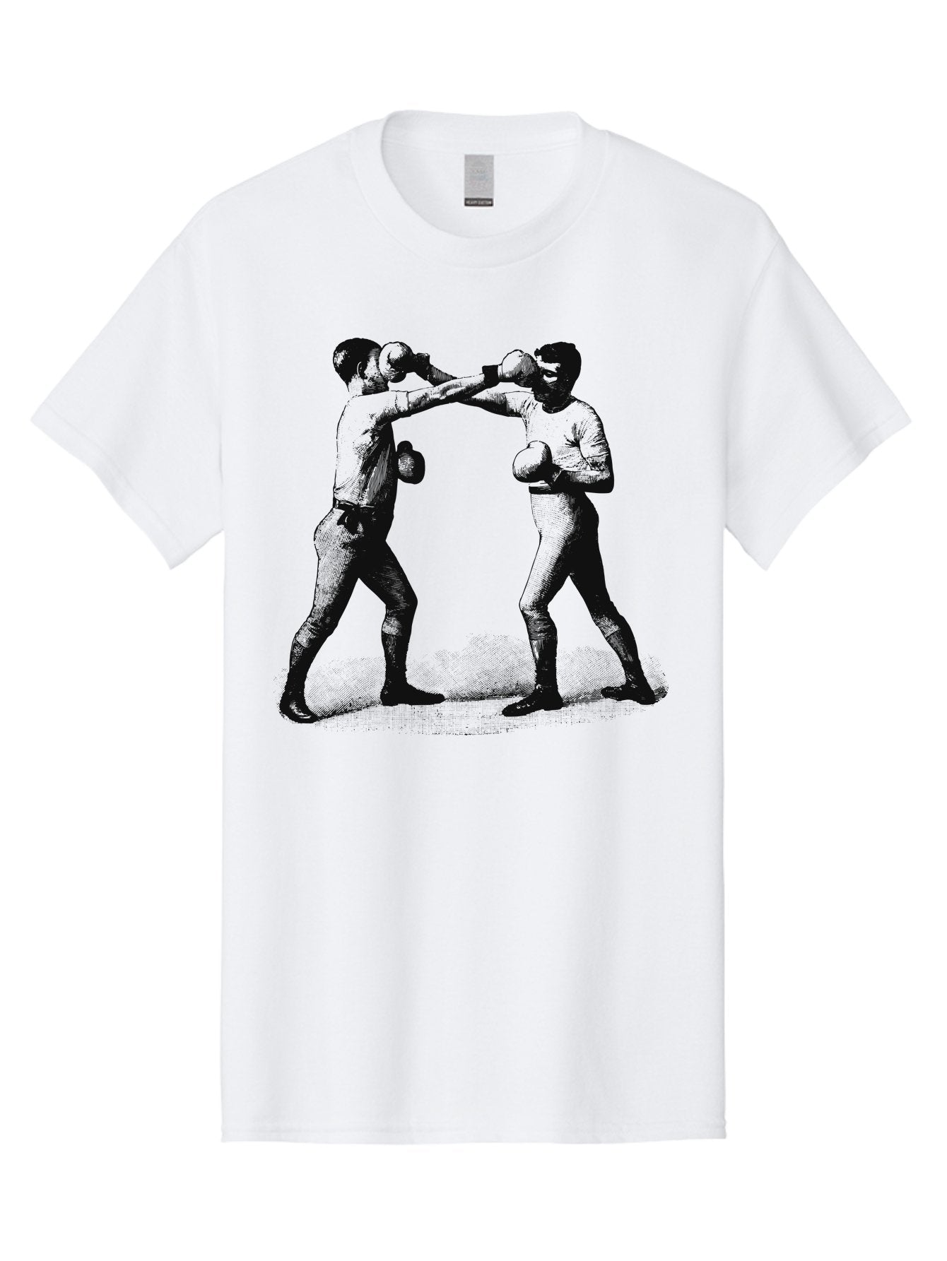 Knockline Men'S Graphic Tee, 100% Cotton, Comfortable Casual Summer Wear, Machine Washable, Boxing Fighters, Fighting Stance, Boxing Gloves, Martial Arts, Combat Sports, Boxing Techniques, Boxing Ring, Pugilism, Fighter'S Pose, Boxing Action Aae436 7